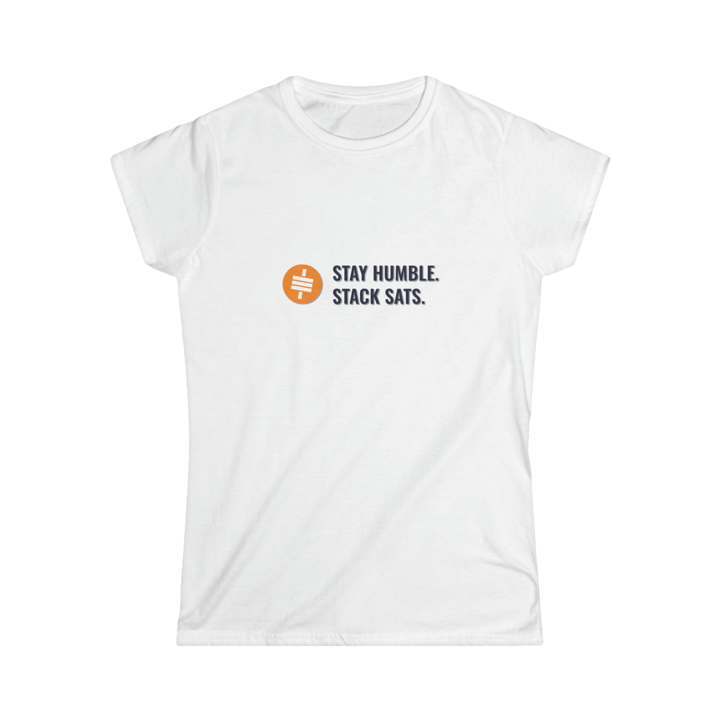 Stay Humble and Stack Sats - Women's Softstyle Tee