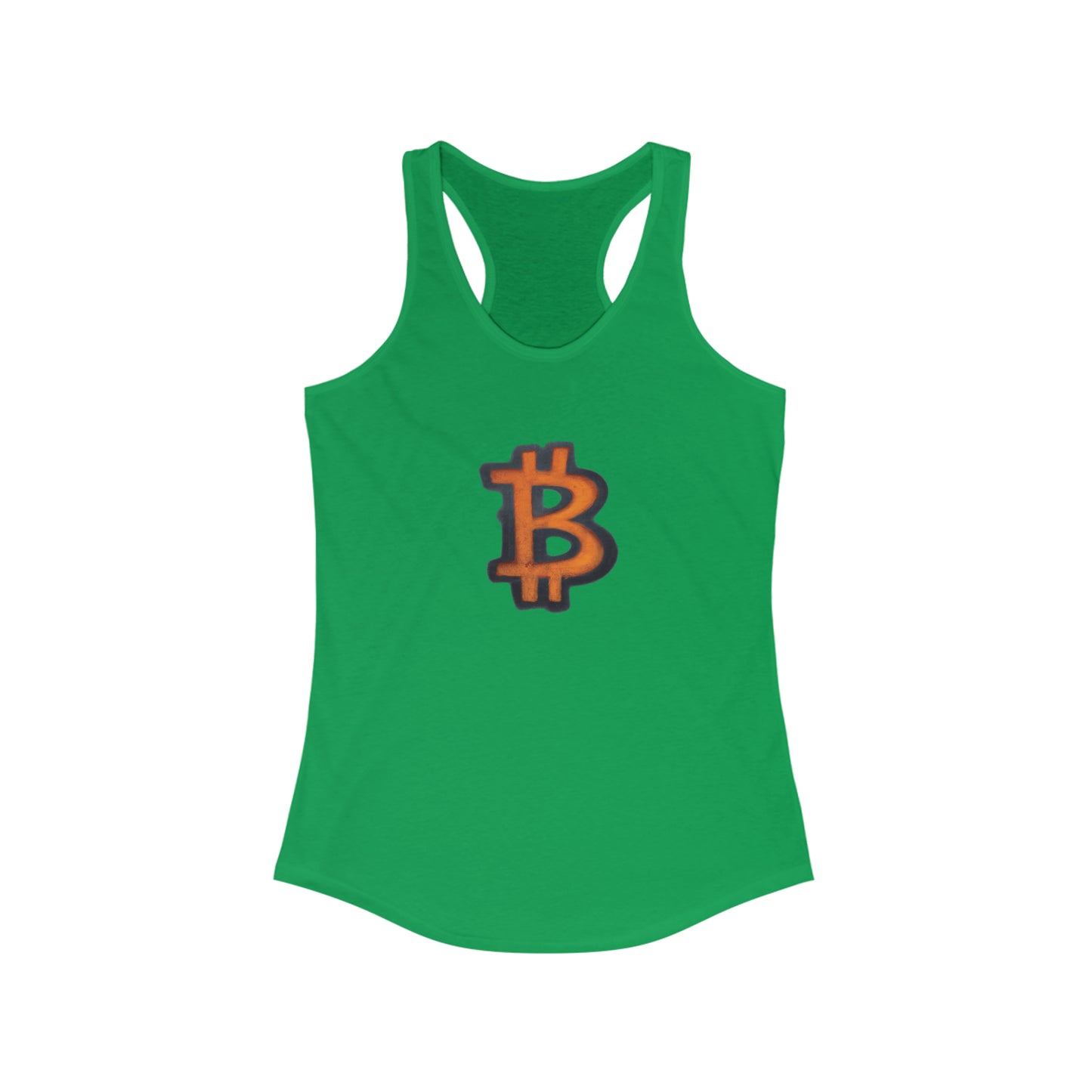 Orange Graffiti B - Women's Racerback Tank