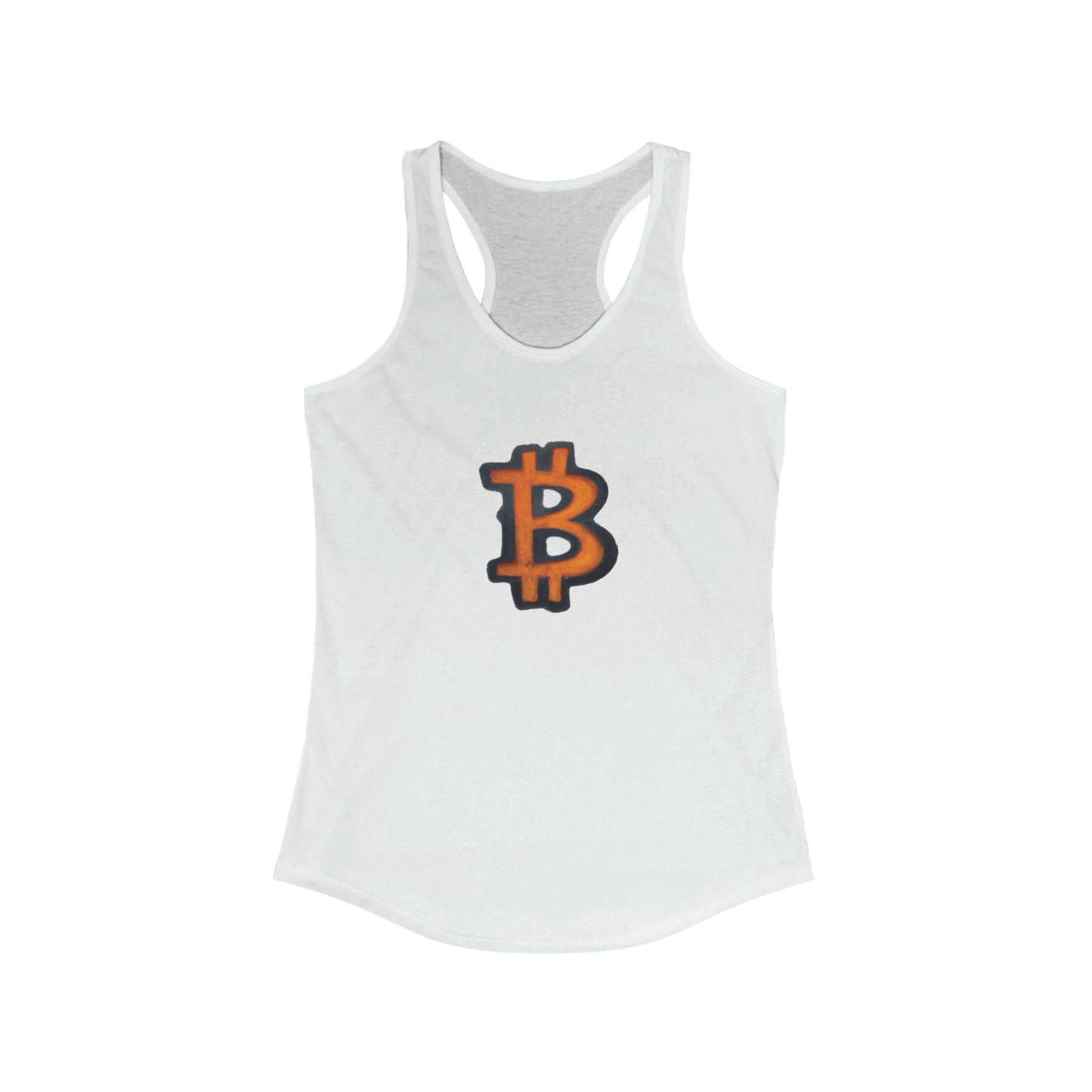 Orange Graffiti B - Women's Racerback Tank