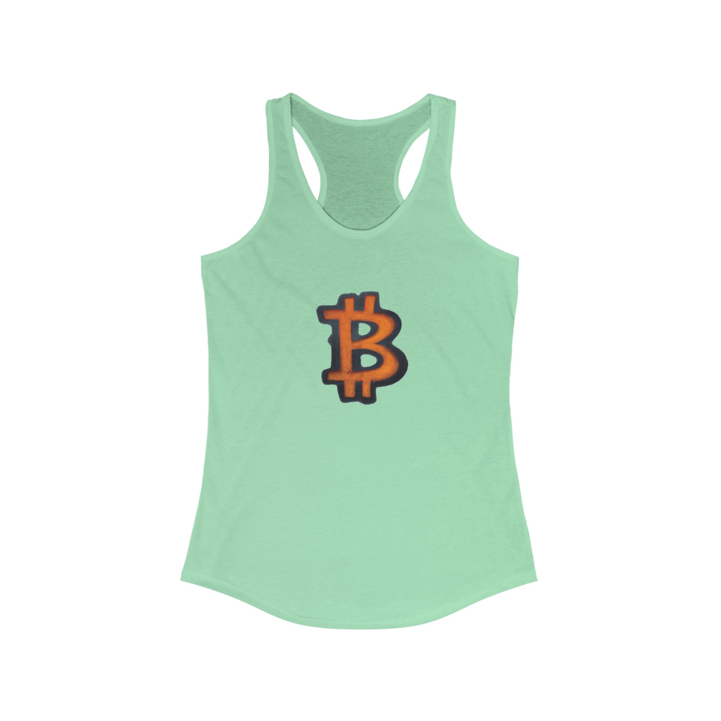 Orange Graffiti B - Women's Racerback Tank