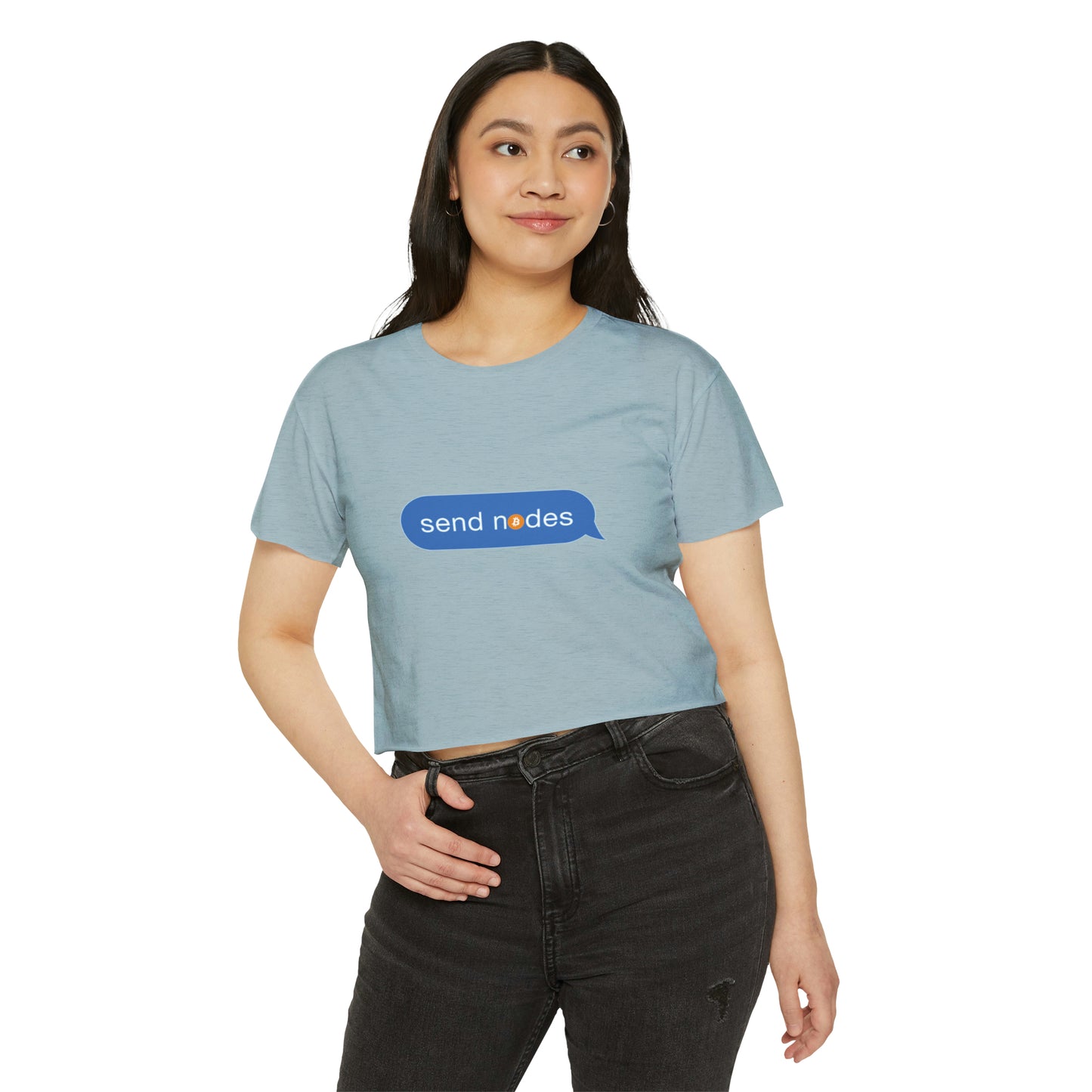 Send Nodes - Women's Crop Top