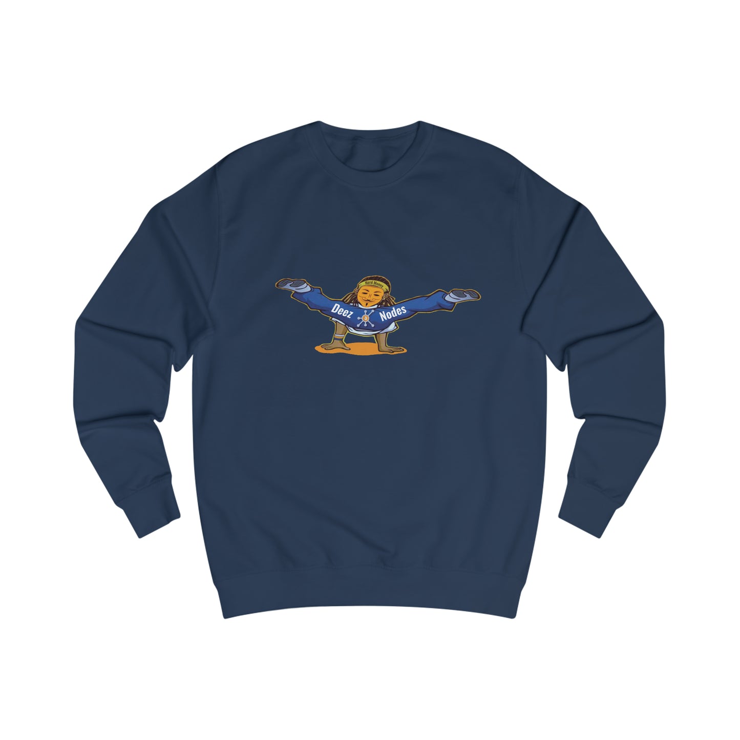 Deeze Nodes Fitted Crewneck Sweatshirt
