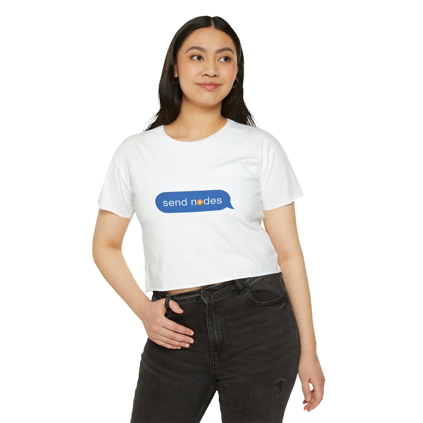 Send Nodes - Women's Crop Top