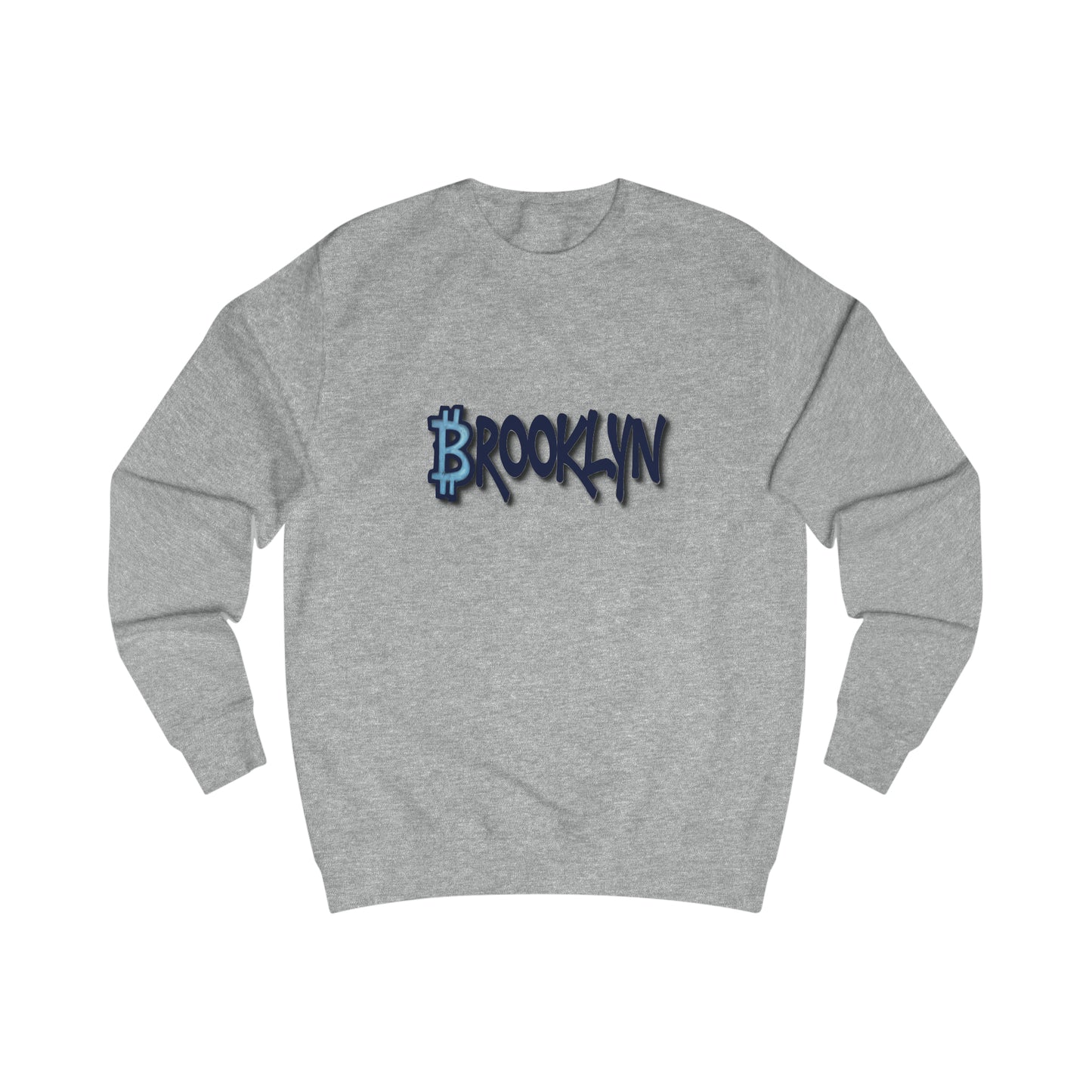 Brooklyn Bitcoin Club - Fitted Crewneck Sweatshirt