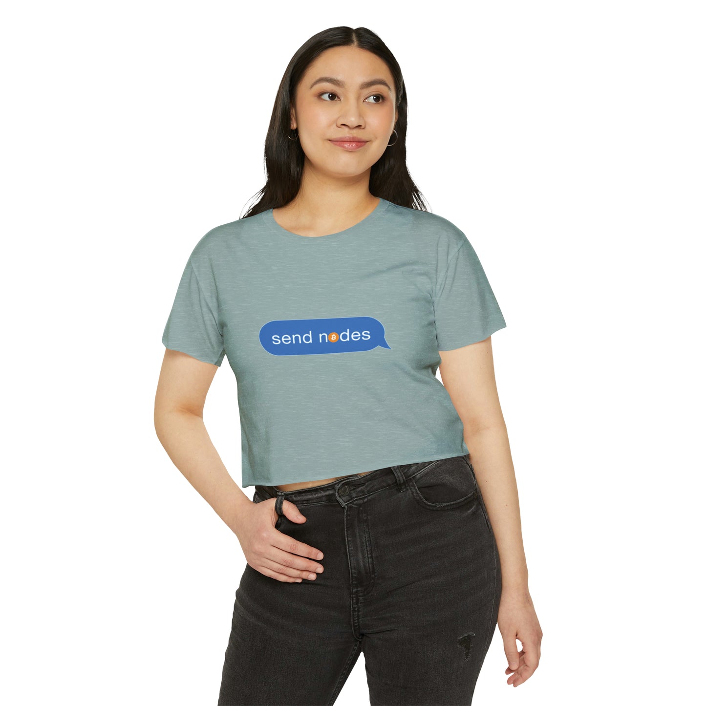 Send Nodes - Women's Crop Top