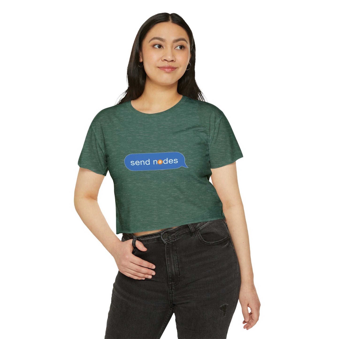 Send Nodes - Women's Crop Top