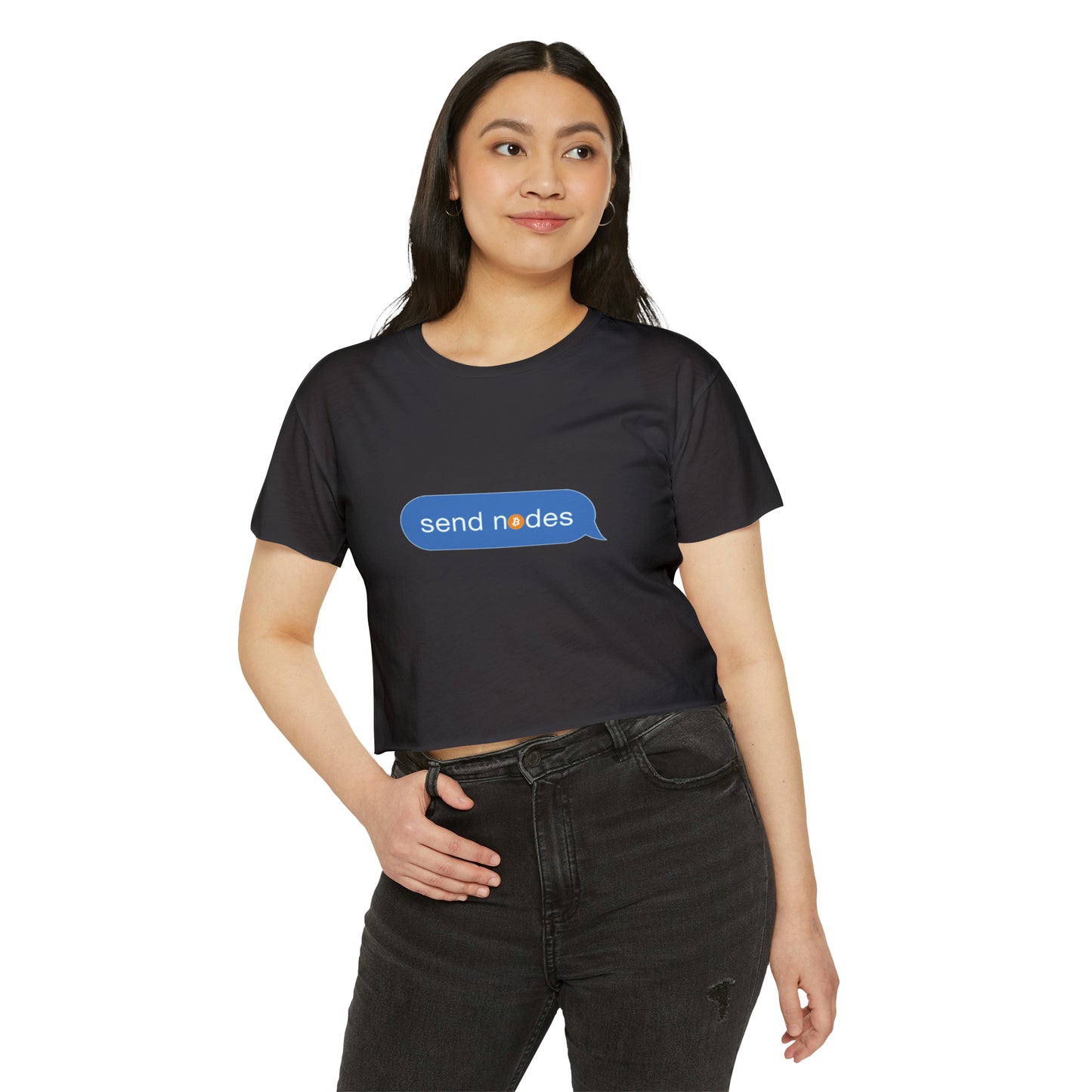 Send Nodes - Women's Crop Top