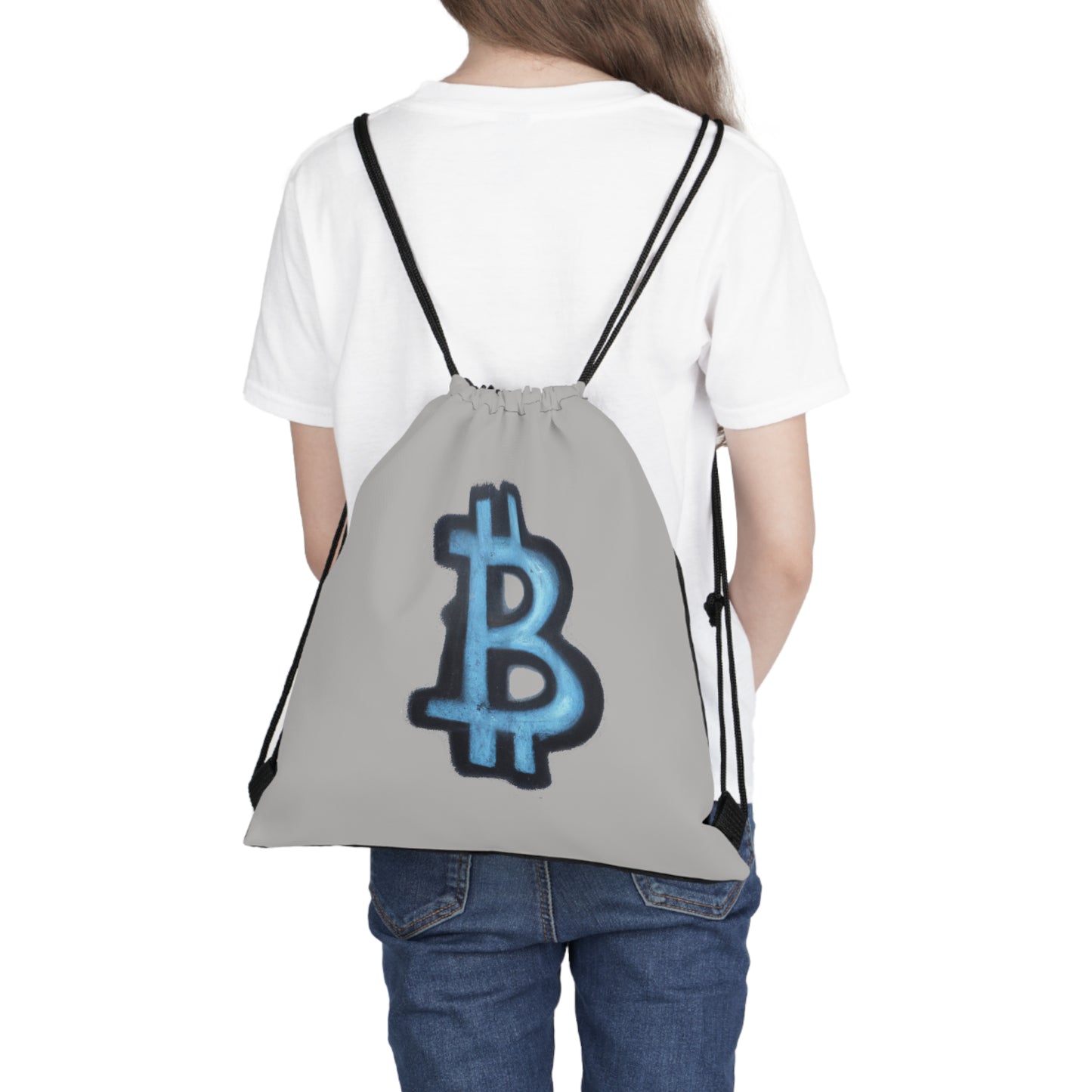 Graffiti Bitcoin - Outdoor Drawstring Bag