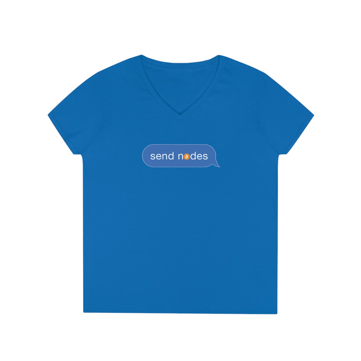 Send Nodes - Ladies' V-Neck T-Shirt