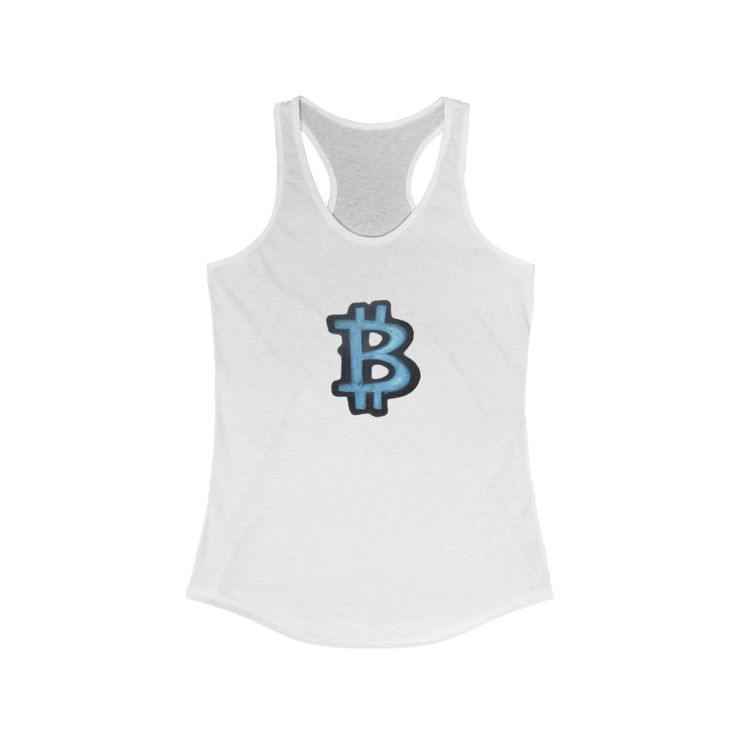 Blue Graffiti B - Women's Racerback Tank