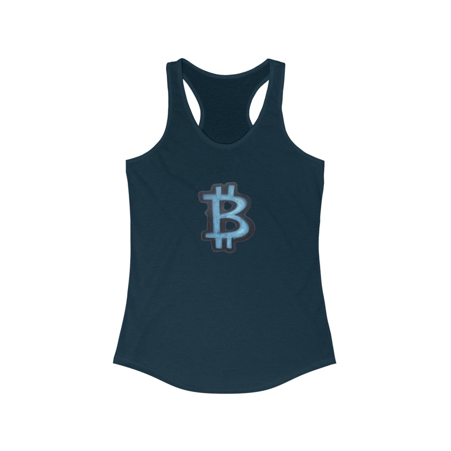 Blue Graffiti B - Women's Racerback Tank