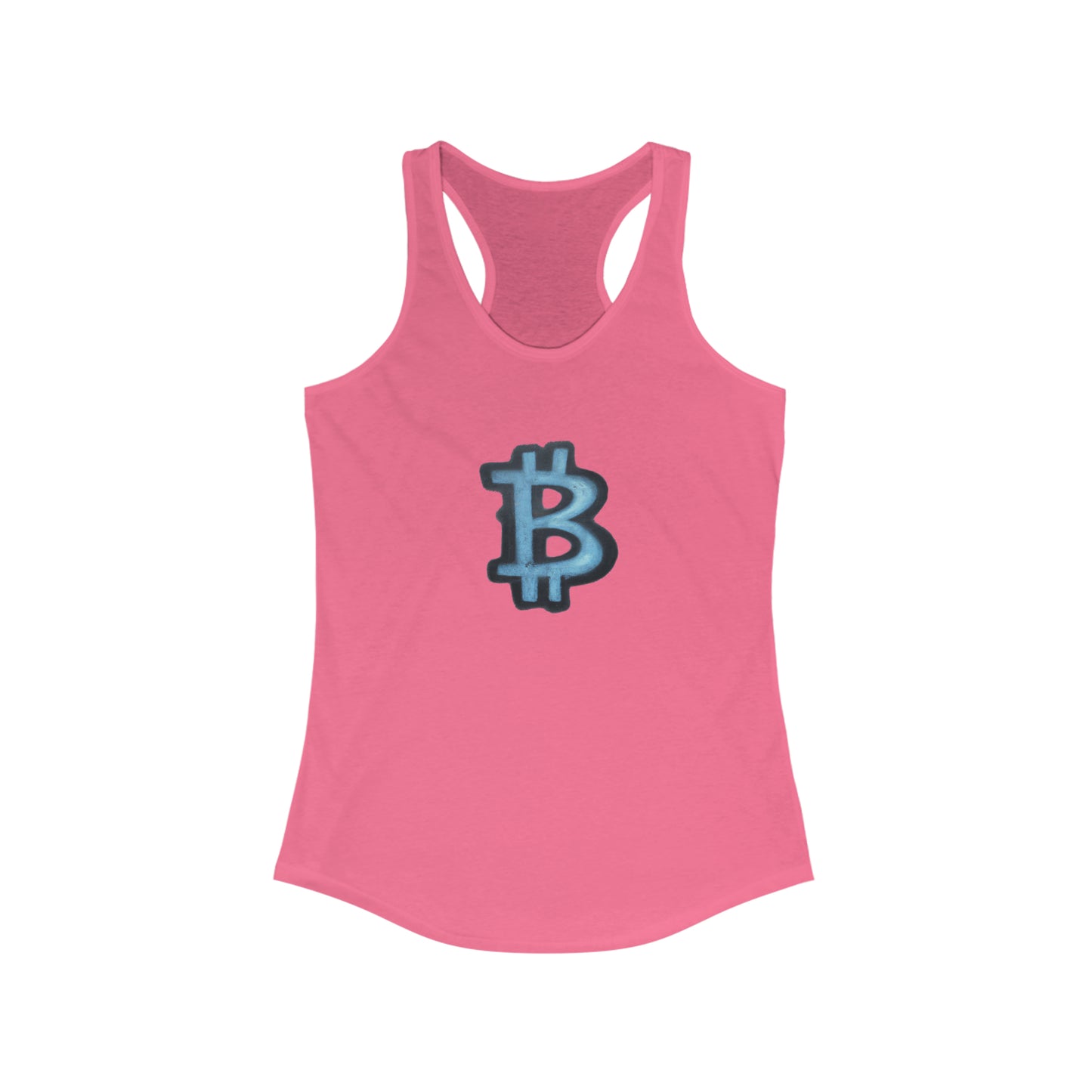 Blue Graffiti B - Women's Racerback Tank
