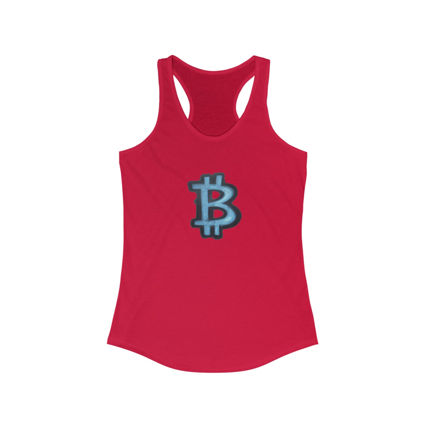 Blue Graffiti B - Women's Racerback Tank