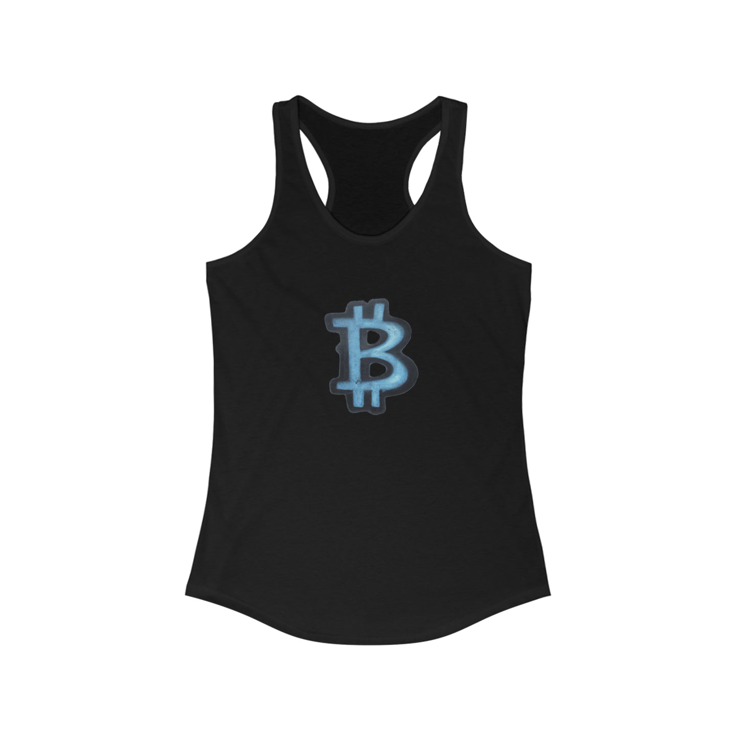 Blue Graffiti B - Women's Racerback Tank