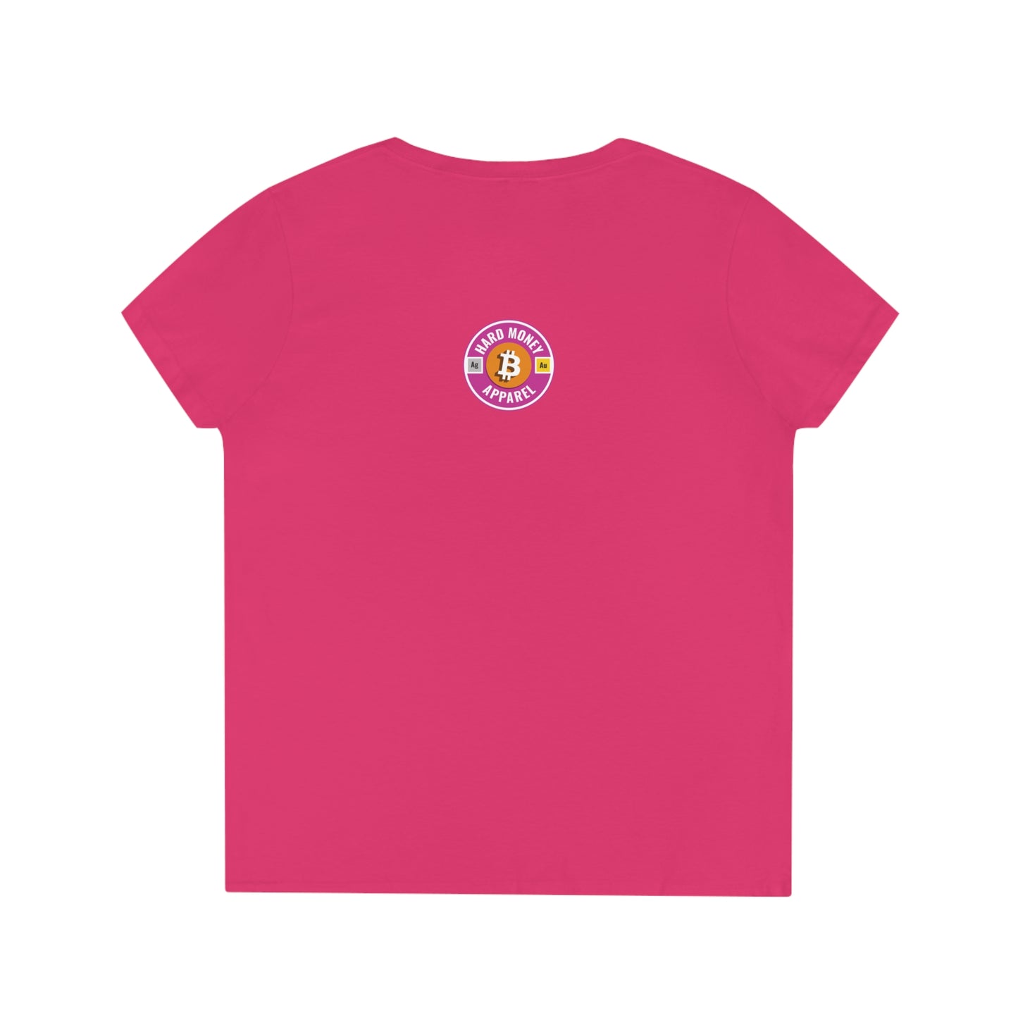 Pink Graffiti B - Ladies' V-Neck T-Shirt