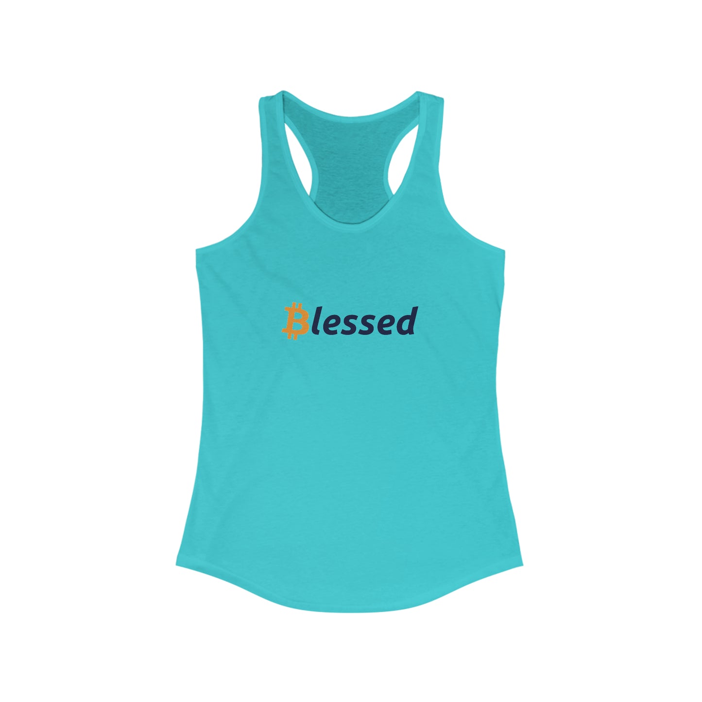 Blessed by Bitcoin - Women's Racerback Tank