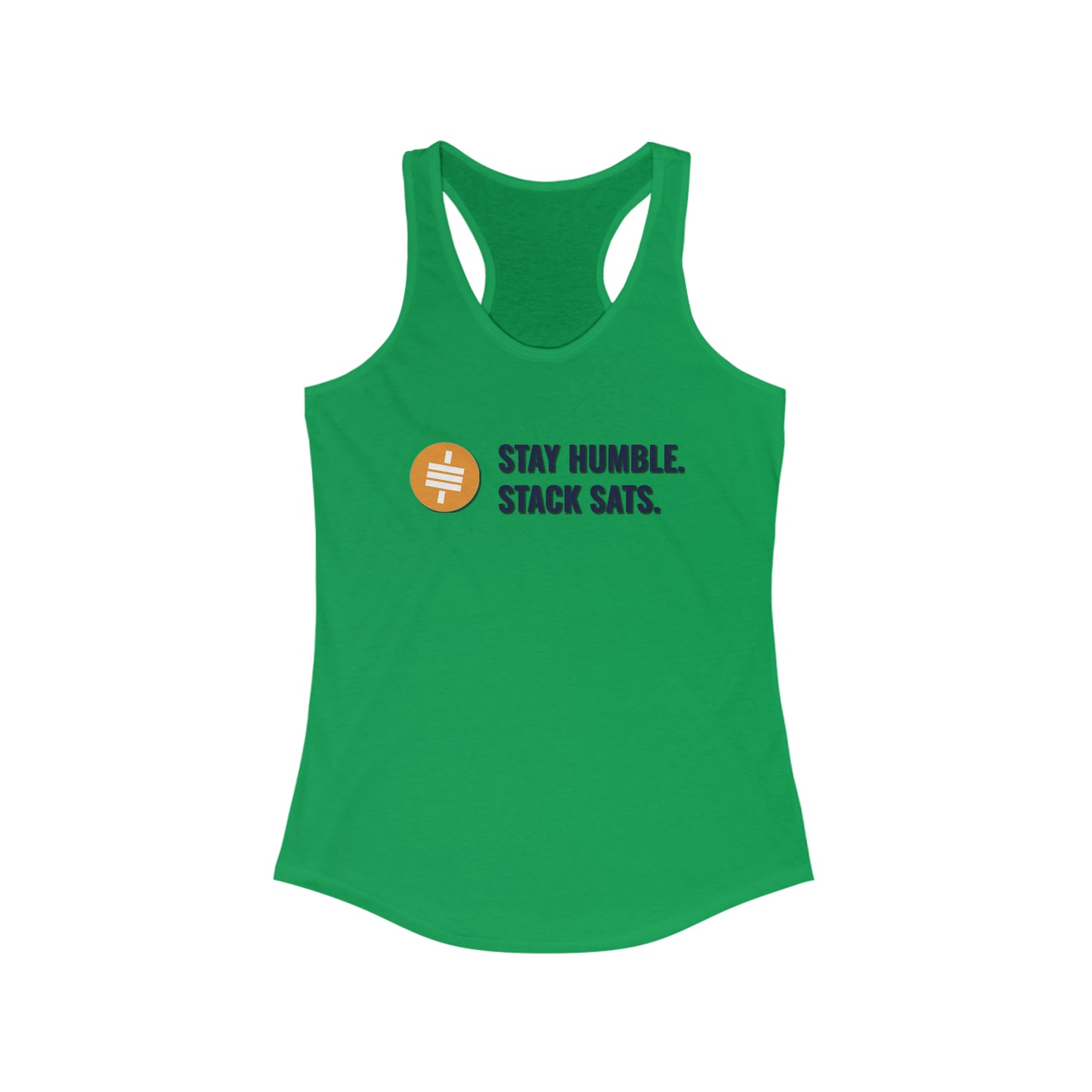 Stay Humble and Stack Sats - Women's Racerback Tank