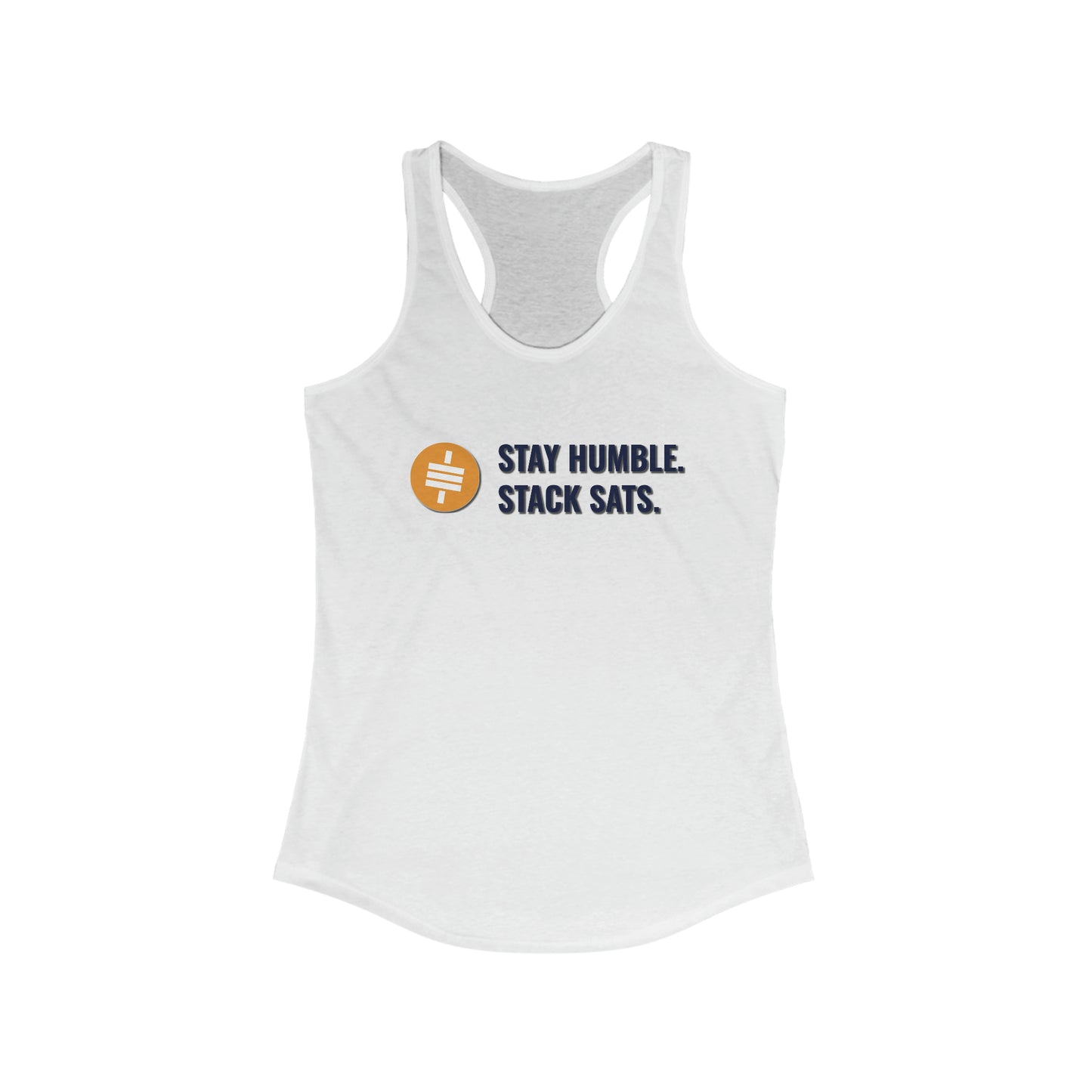 Stay Humble and Stack Sats - Women's Racerback Tank