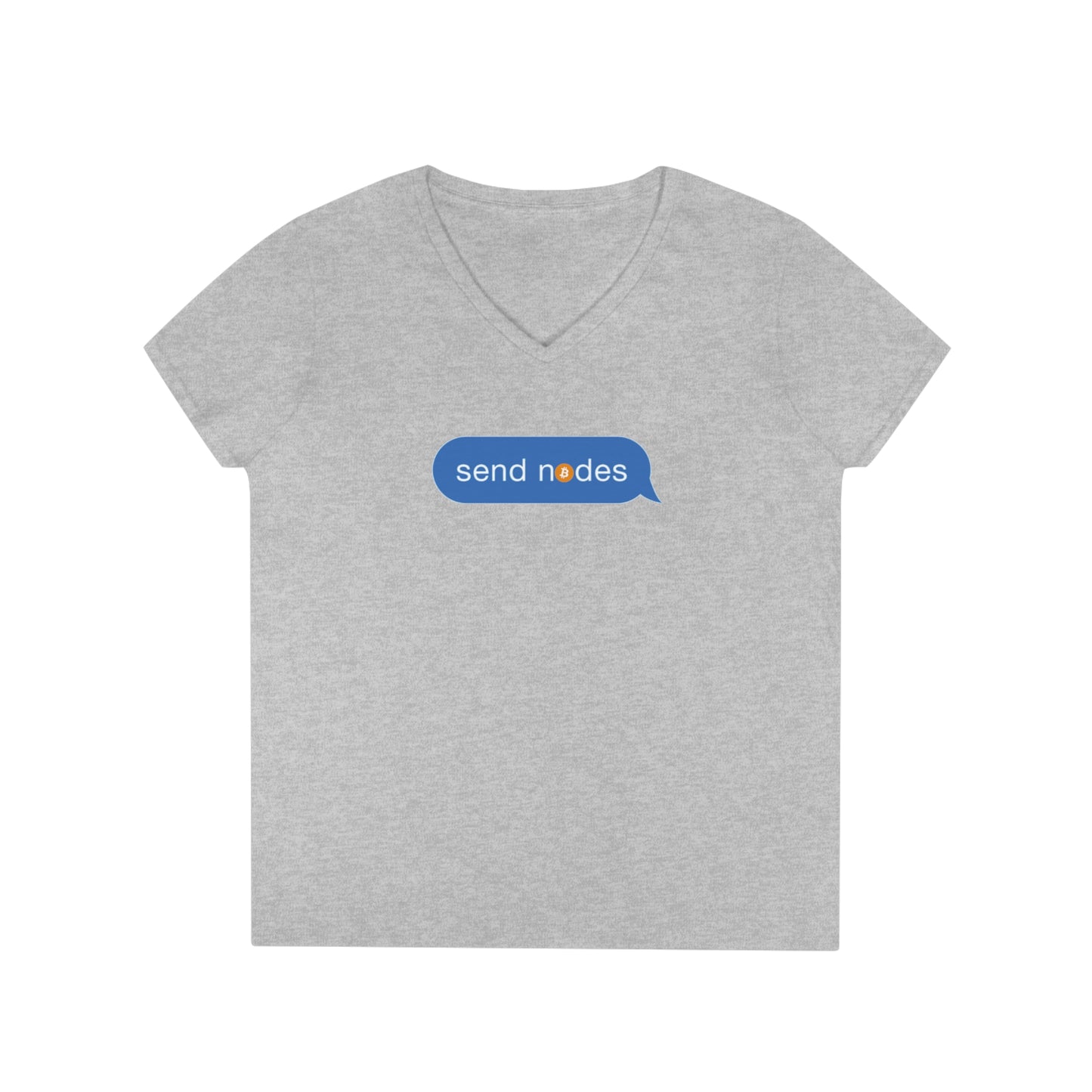 Send Nodes - Ladies' V-Neck T-Shirt