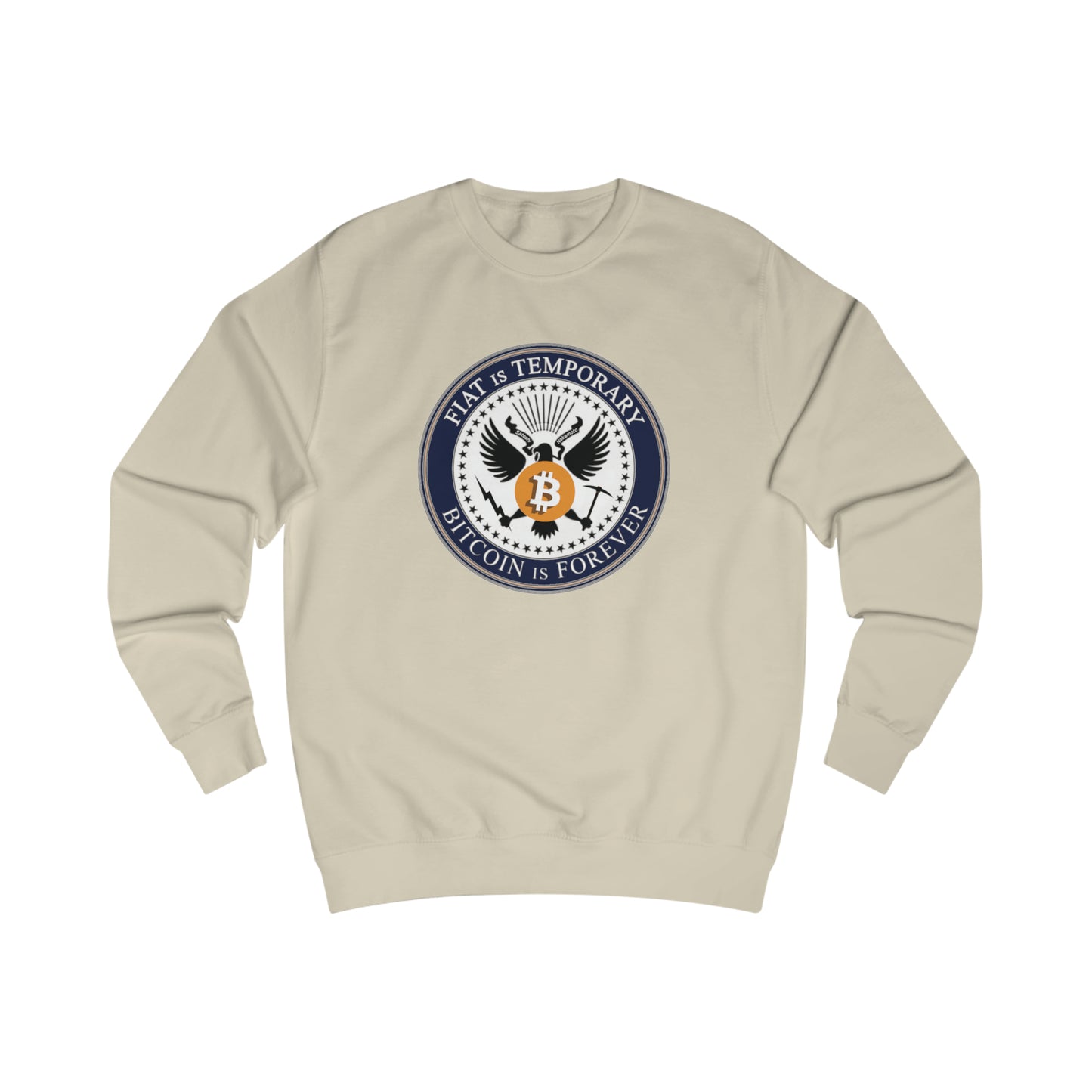Bitcoin is Forever Fitted Crewneck Sweatshirt