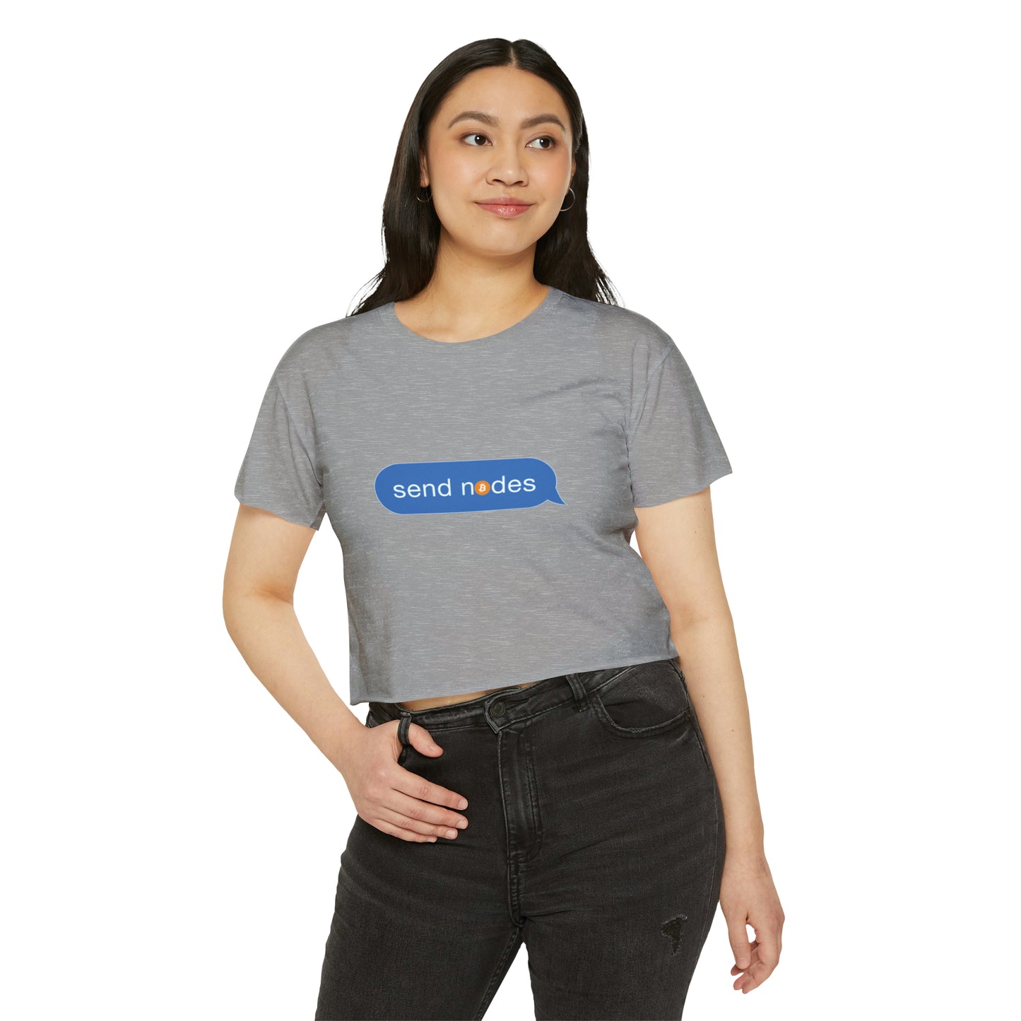 Send Nodes - Women's Crop Top