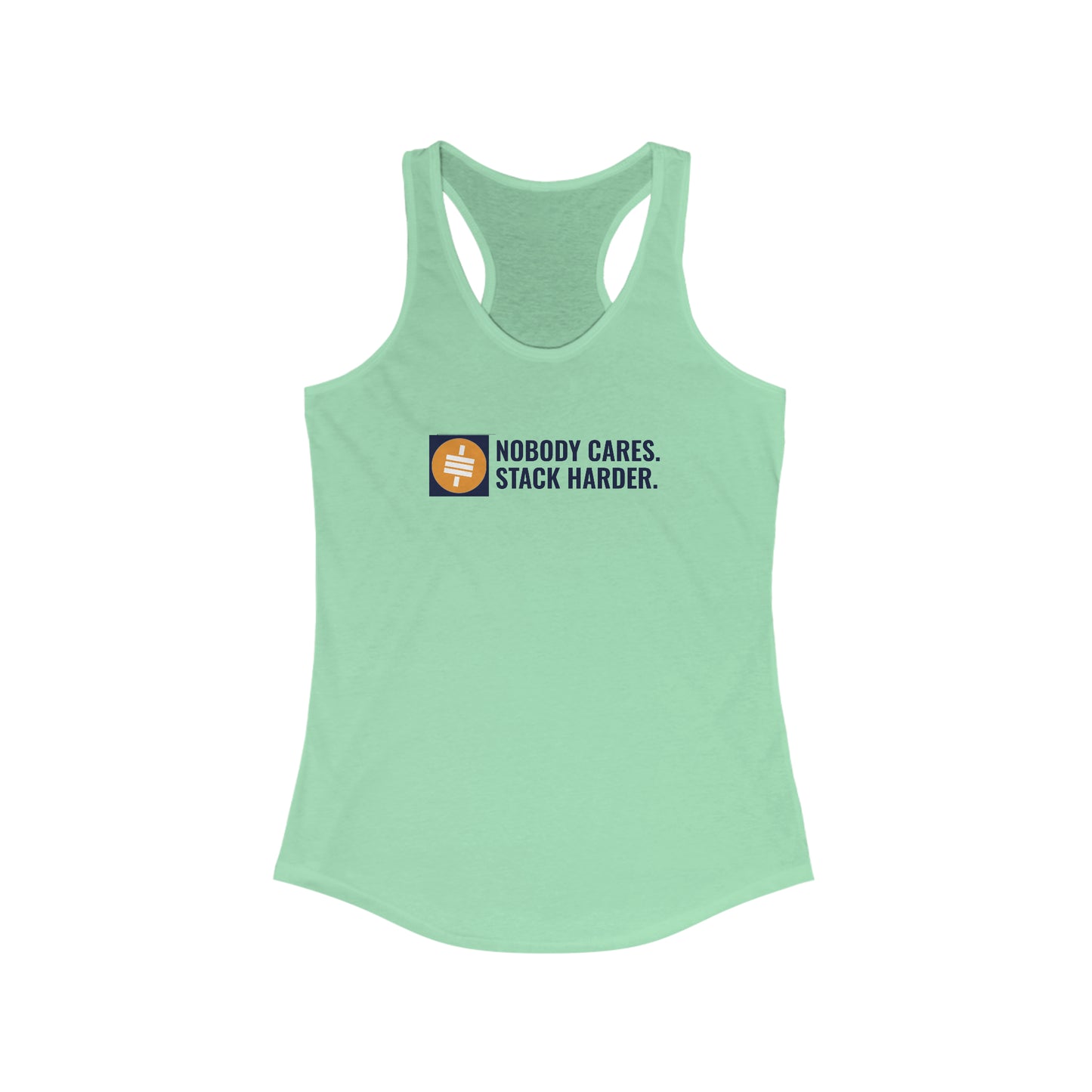 Stack Harder - Women's Racerback Tank