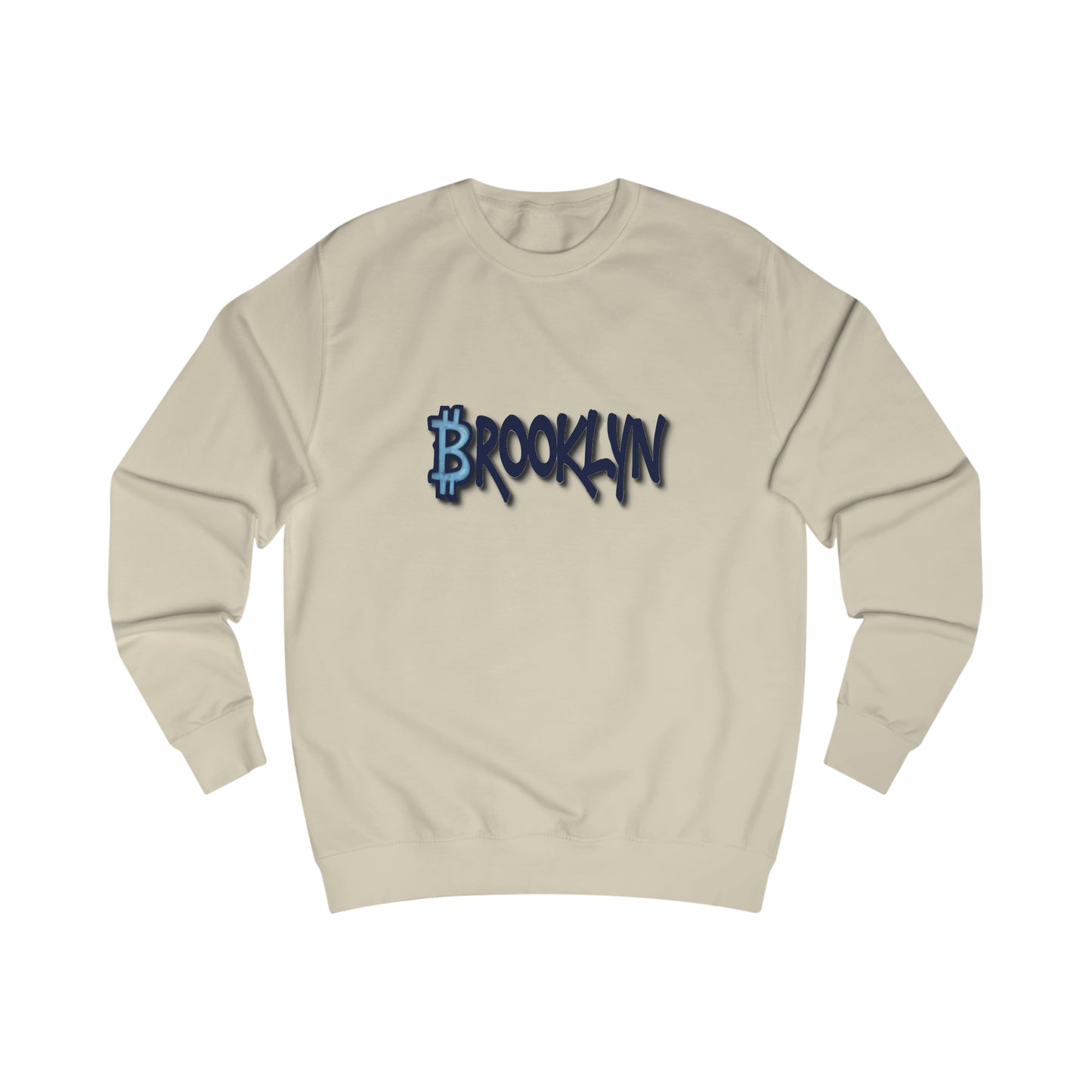 Brooklyn Bitcoin Club - Fitted Crewneck Sweatshirt