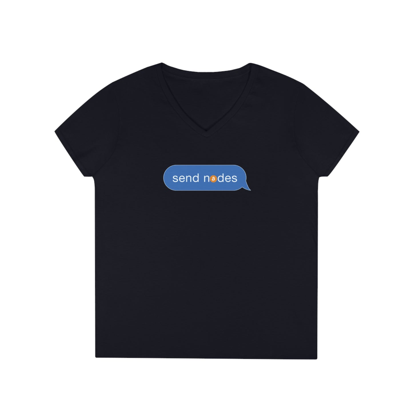Send Nodes - Ladies' V-Neck T-Shirt