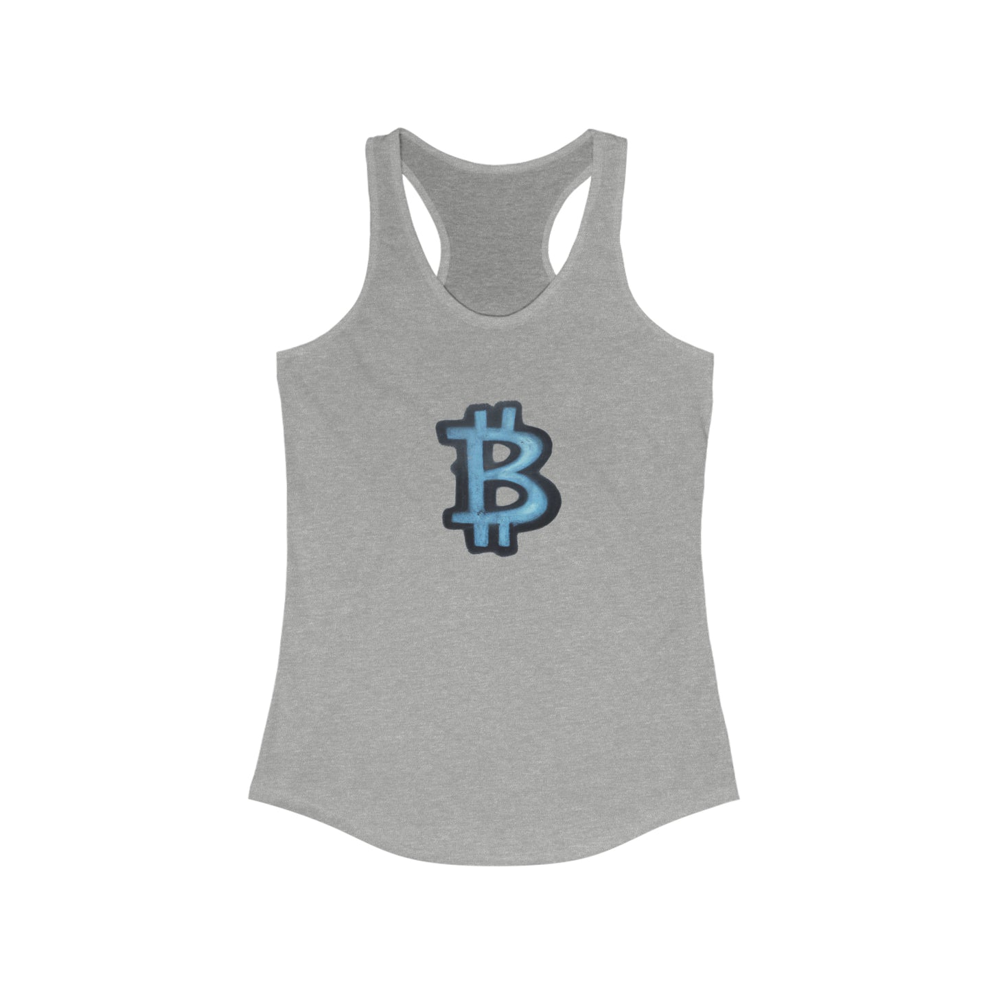 Blue Graffiti B - Women's Racerback Tank