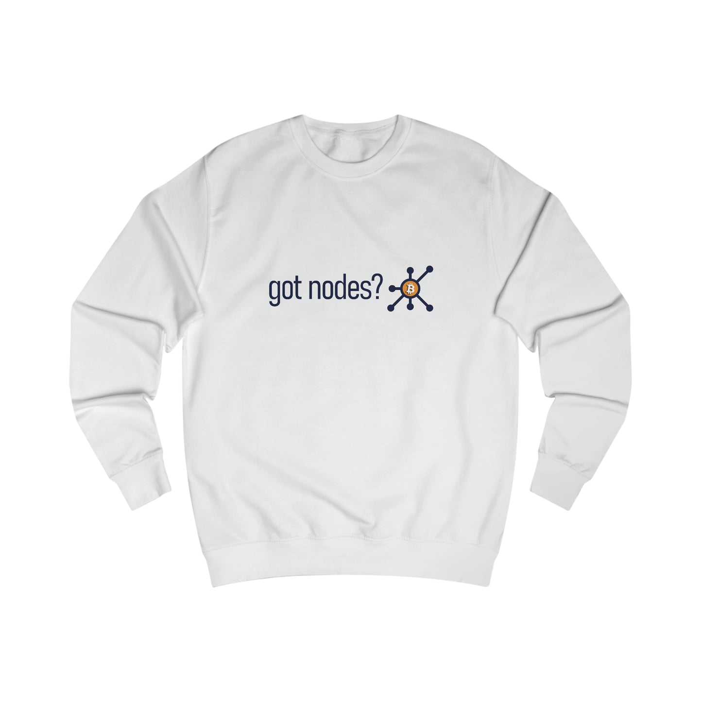 Got Nodes? - Fitted Crewneck Sweatshirt