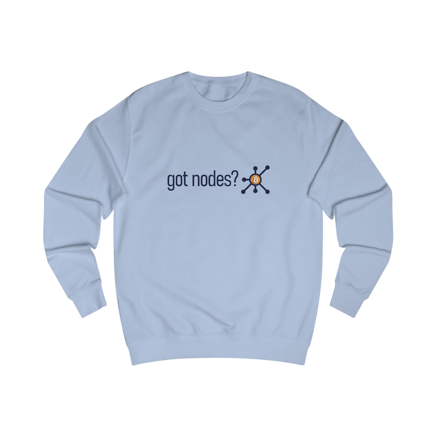 Got Nodes? - Fitted Crewneck Sweatshirt