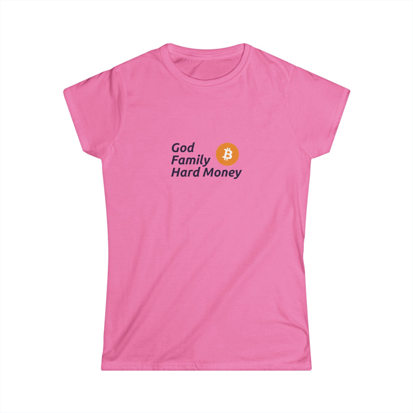 God, Family, Money - Women's Softstyle Tee