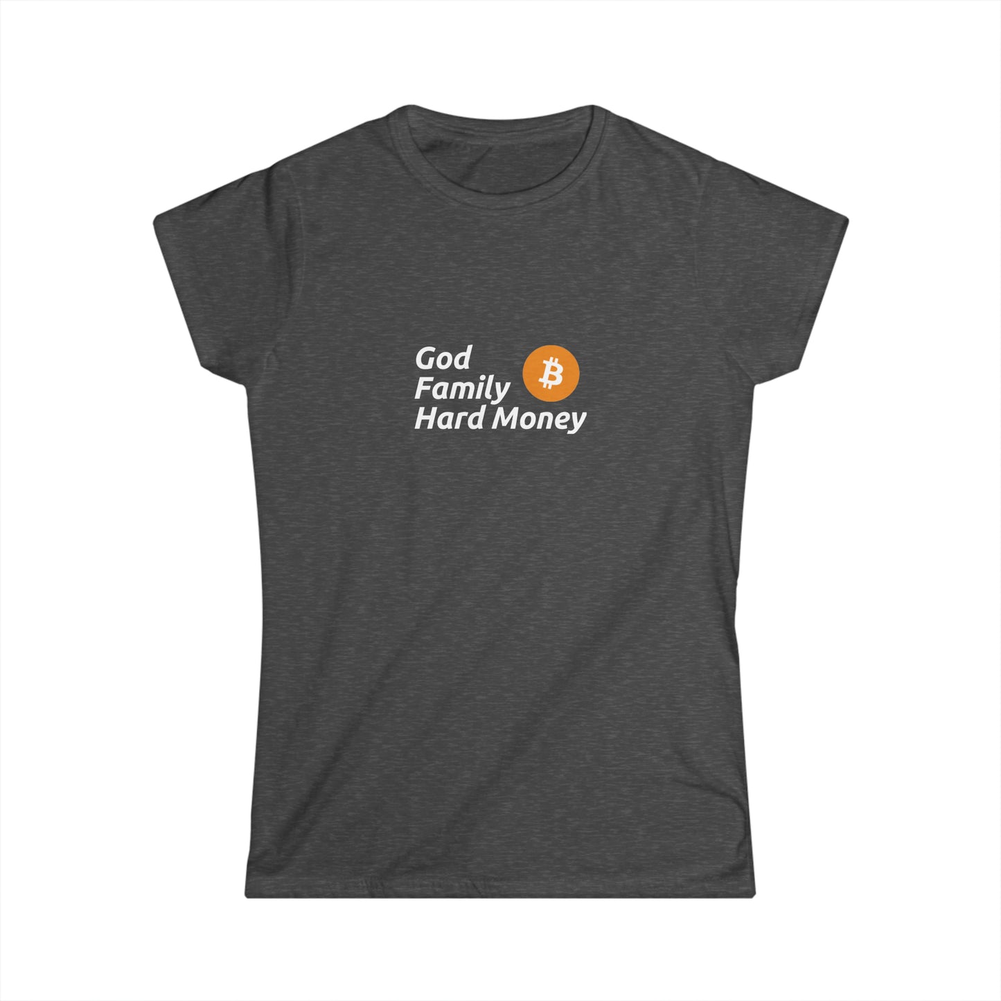 God, Family, Money - Women's Softstyle Tee