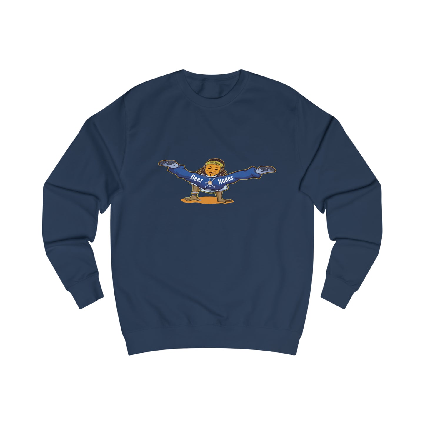 Deeze Nodes Fitted Crewneck Sweatshirt