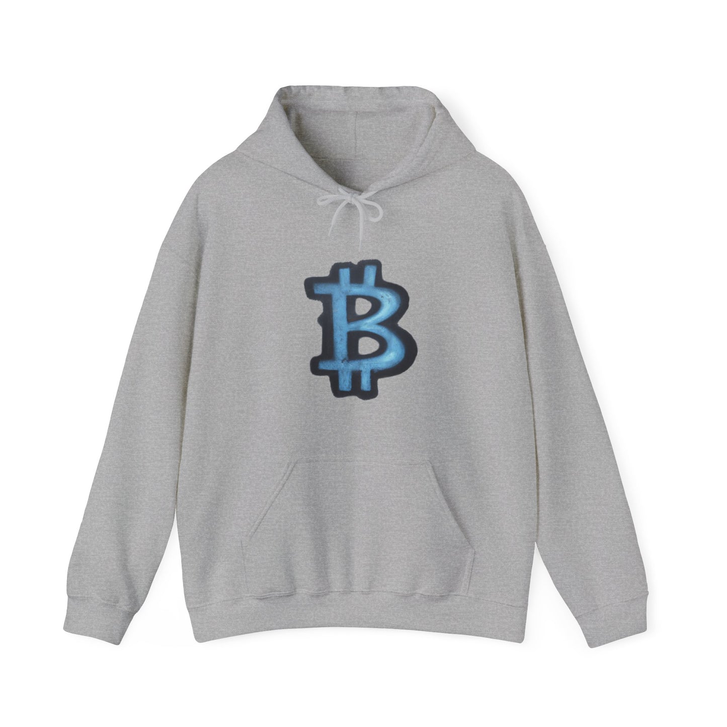 Blue Graffiti B - Hooded Sweatshirt