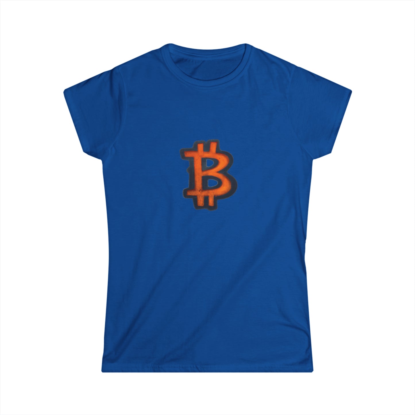 Orange Graffiti B - Women's Softstyle Tee