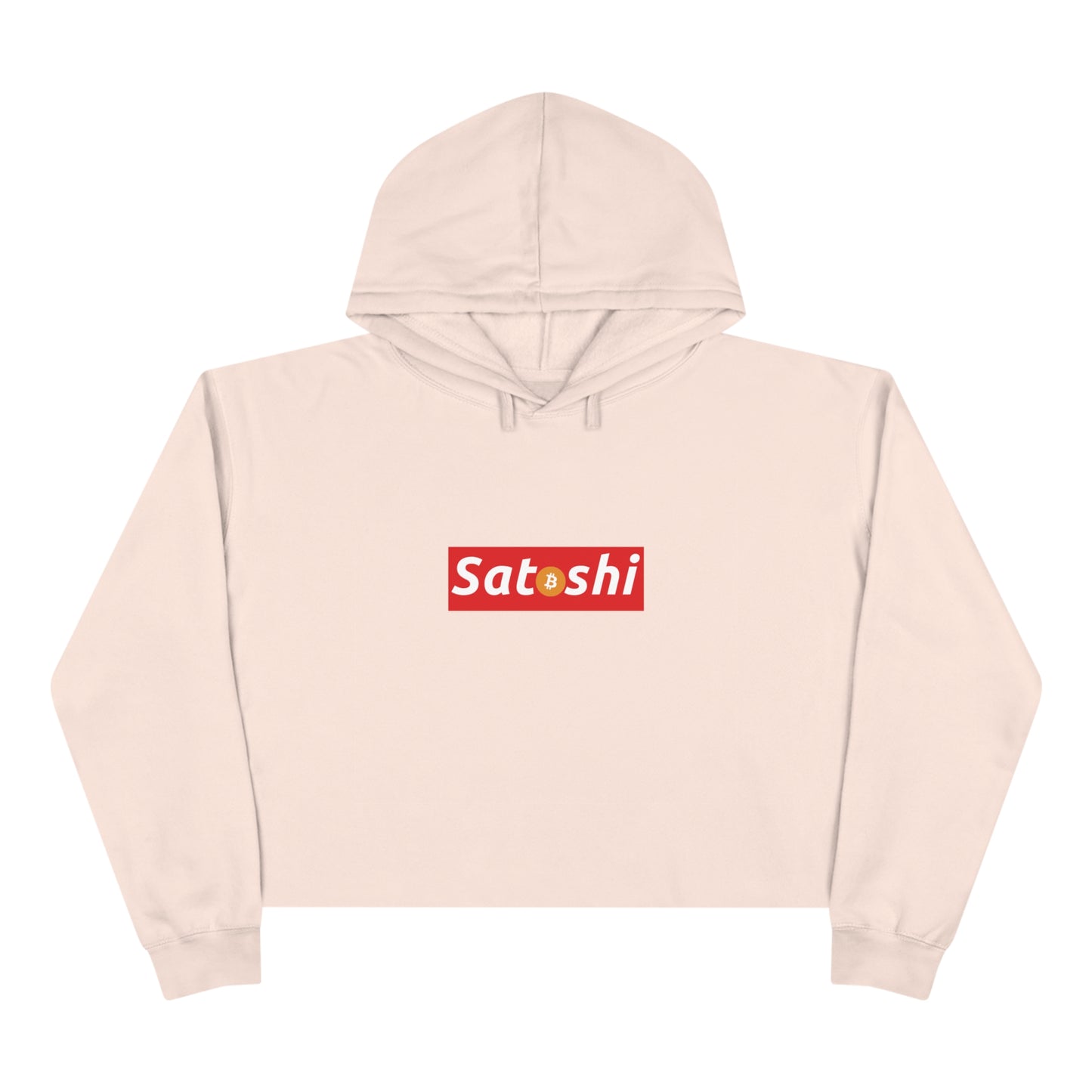 Satoshi is Supreme - Crop Hoodie