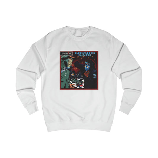 Liquid Sats Fitted Crewneck Sweatshirt