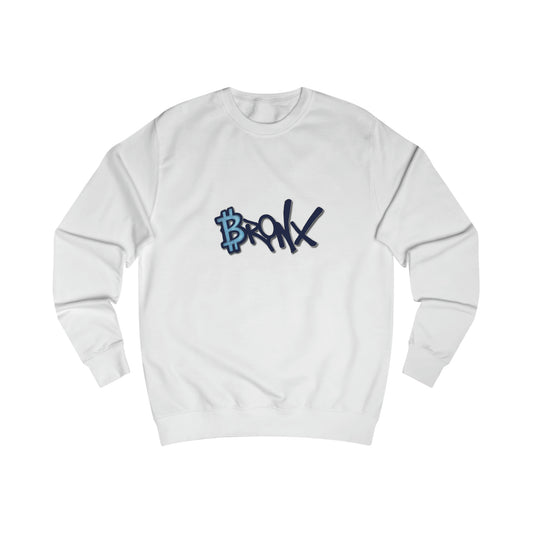 Bronx Bitcoin Club - Fitted Crewneck Sweatshirt