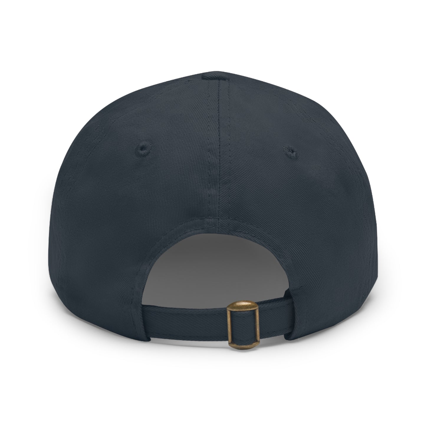 Hard Money Revolution - Navy Leather Patch Cap