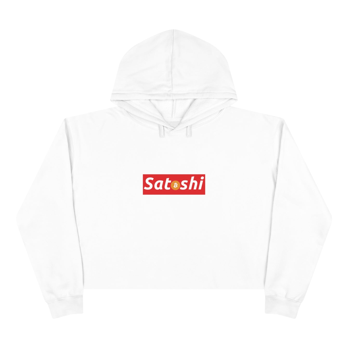 Satoshi is Supreme - Crop Hoodie