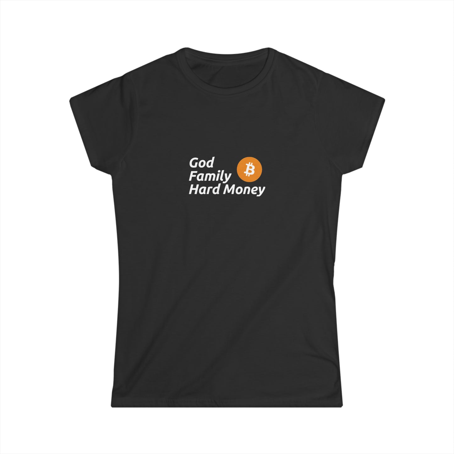 God, Family, Money - Women's Softstyle Tee