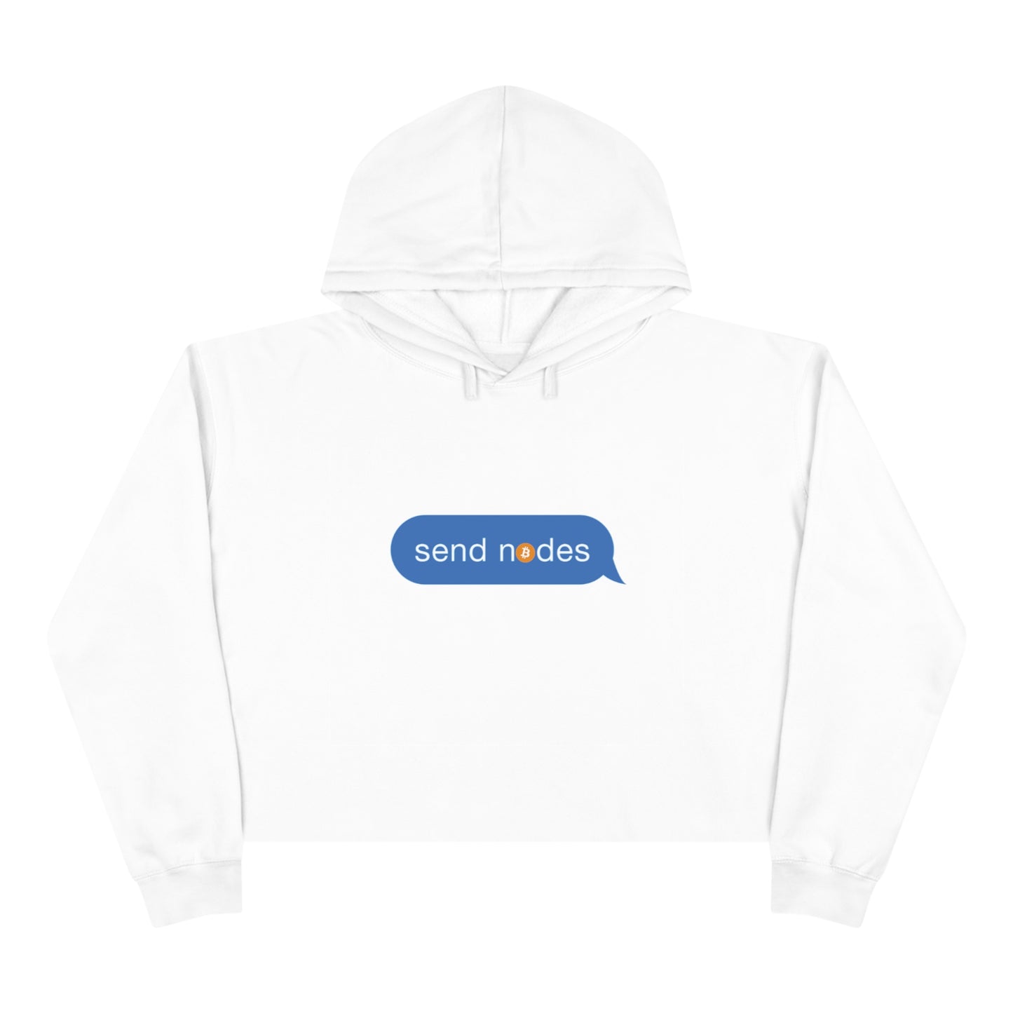 Send Nodes - Crop Hoodie