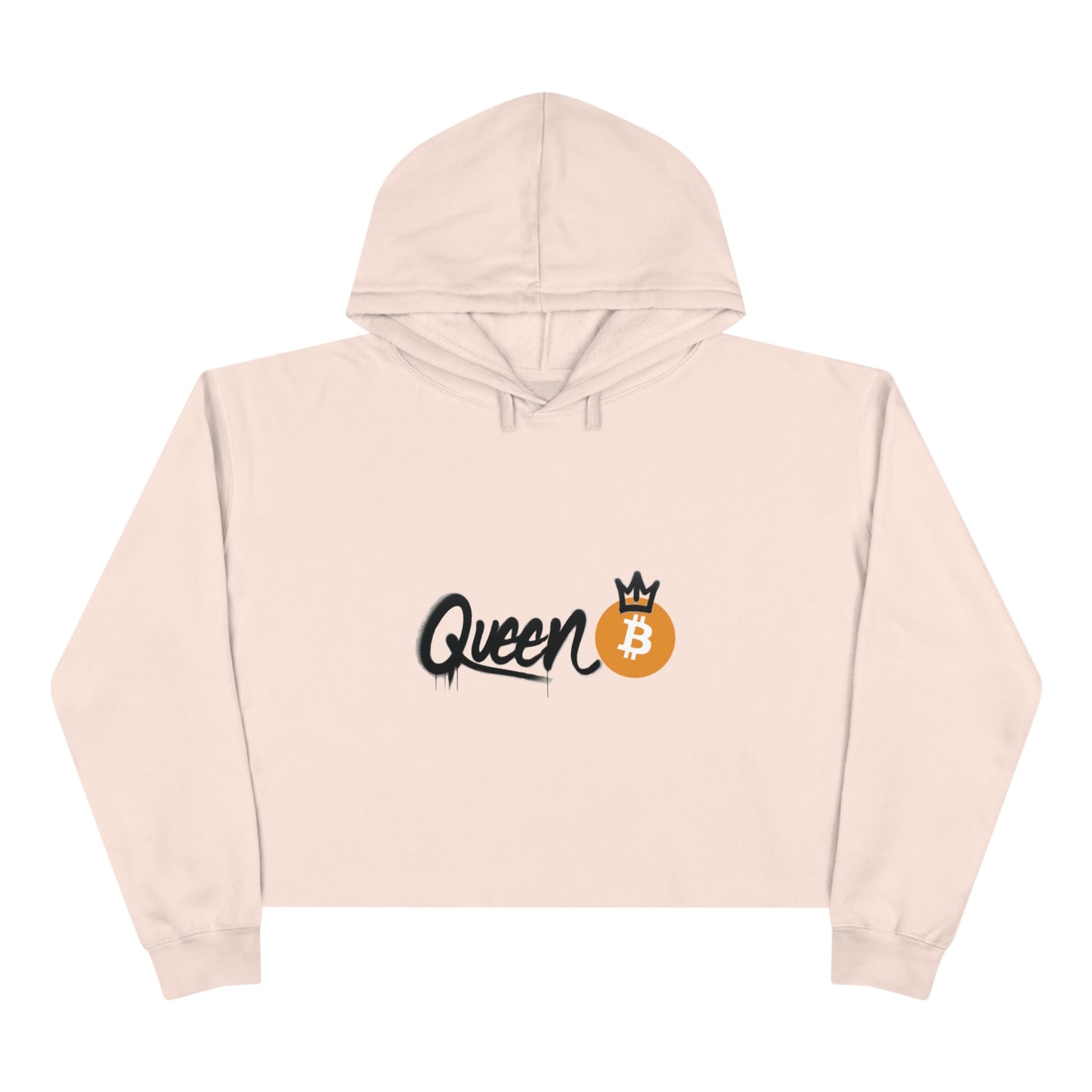 Queen 'B' - Crop Hoodie