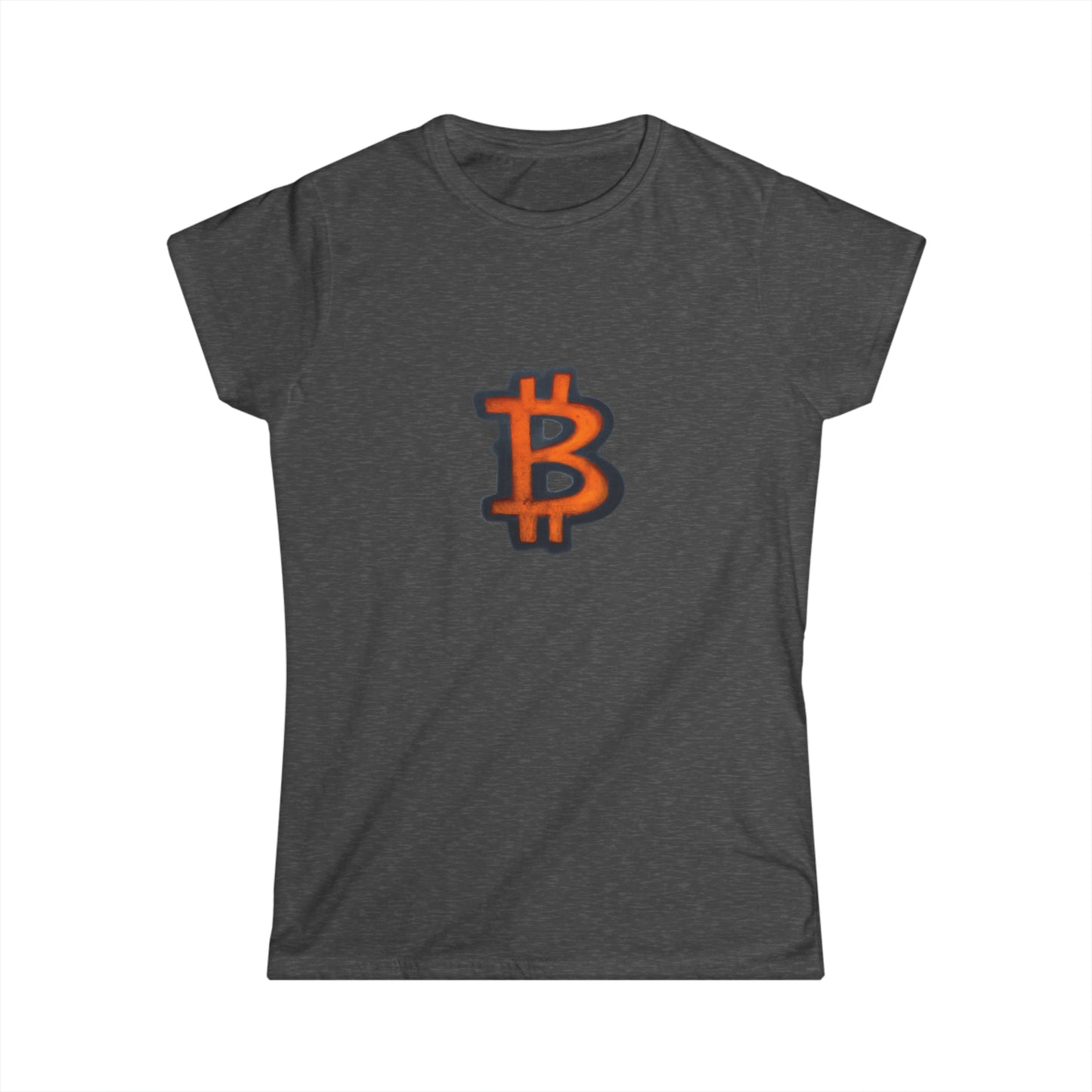 Orange Graffiti B - Women's Softstyle Tee