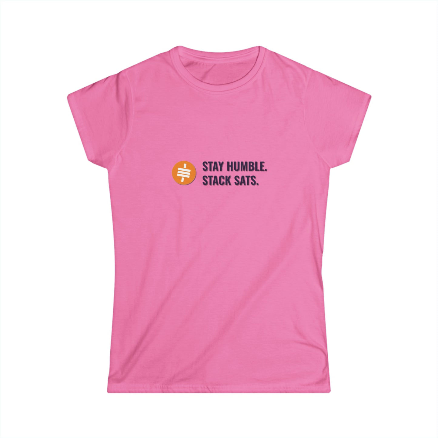 Stay Humble and Stack Sats - Women's Softstyle Tee