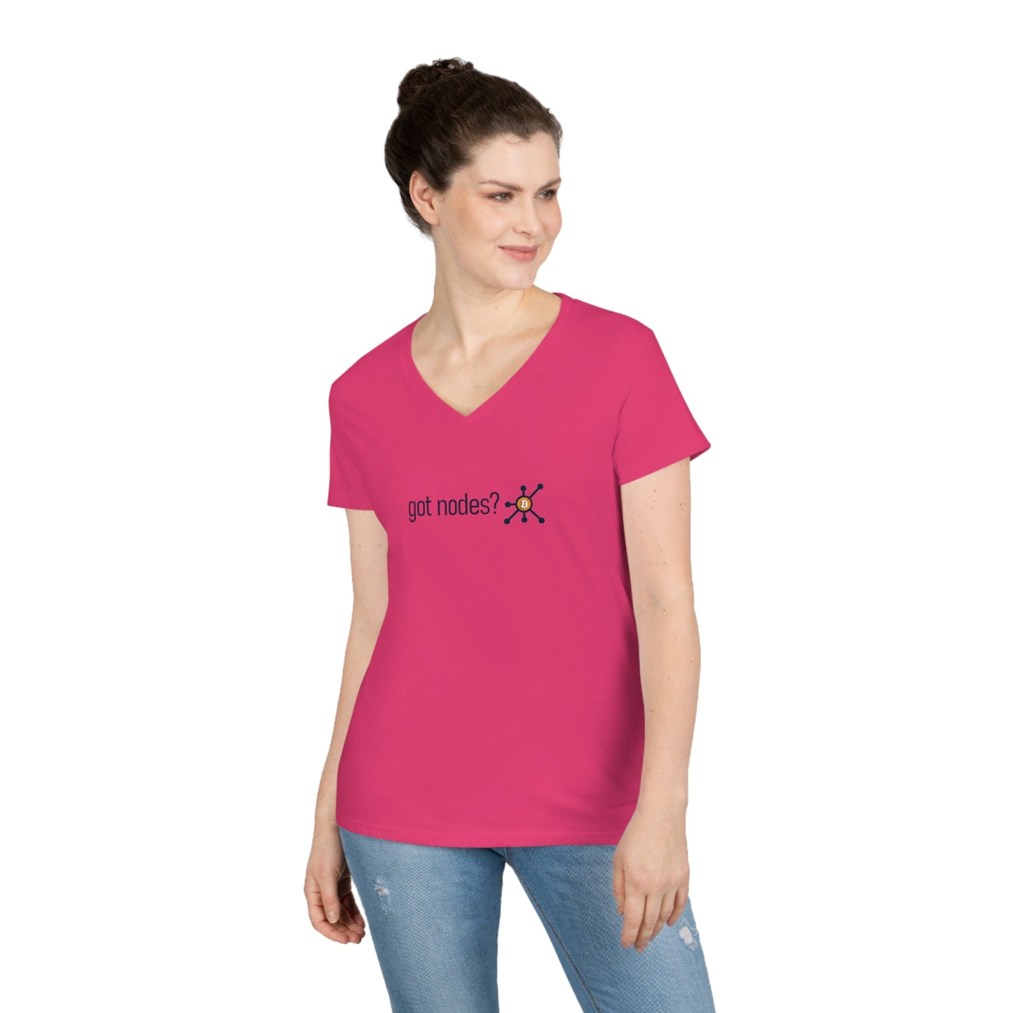 Got Nodes? - Ladies' V-Neck T-Shirt