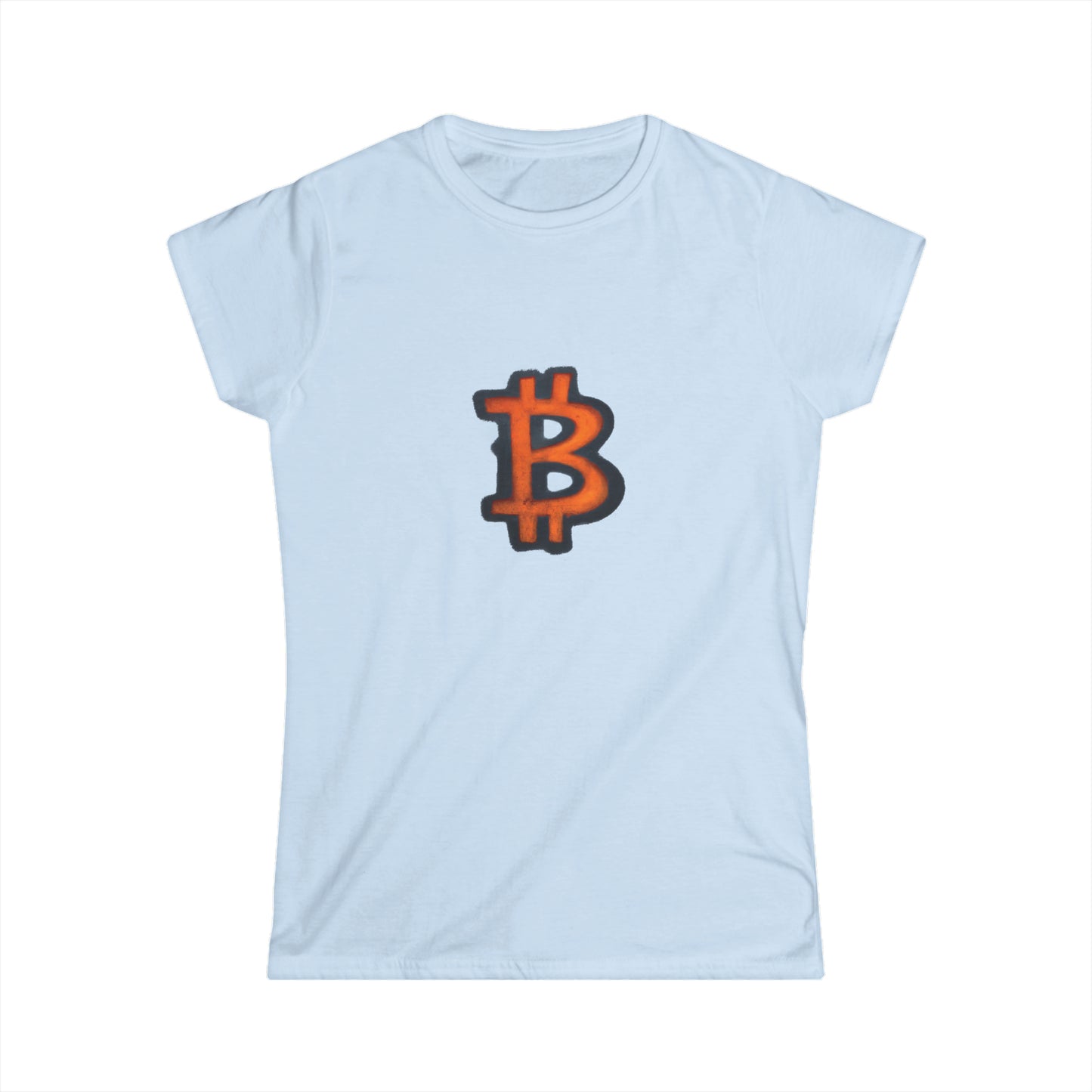 Orange Graffiti B - Women's Softstyle Tee