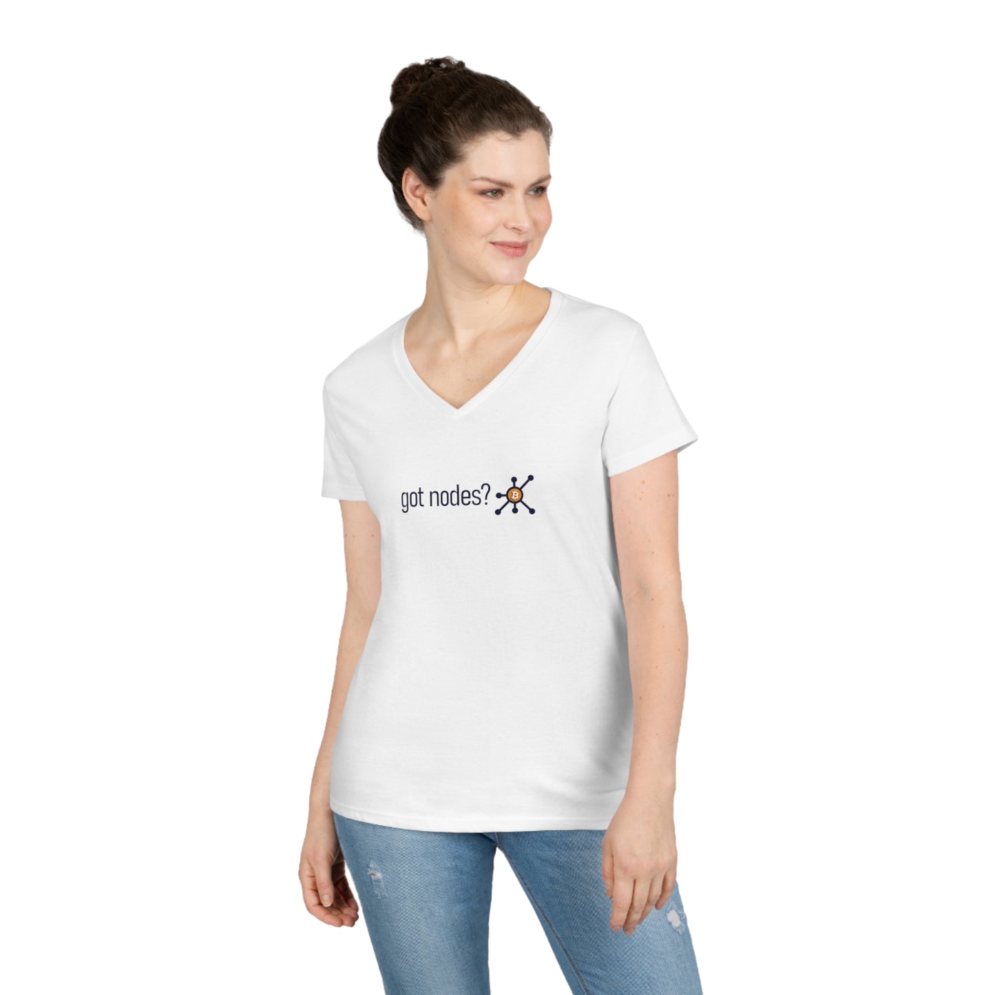 Got Nodes? - Ladies' V-Neck T-Shirt