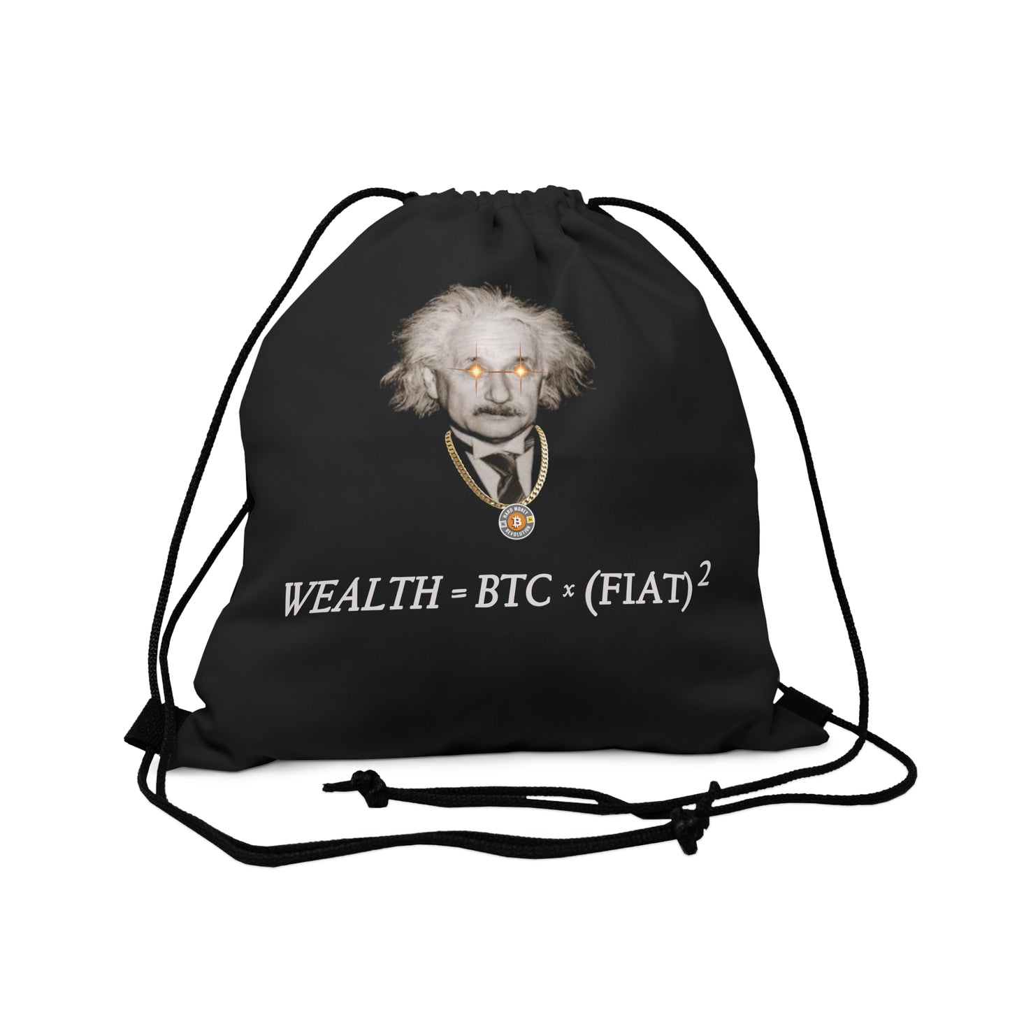 Laser Einstein - Outdoor Drawstring Bag